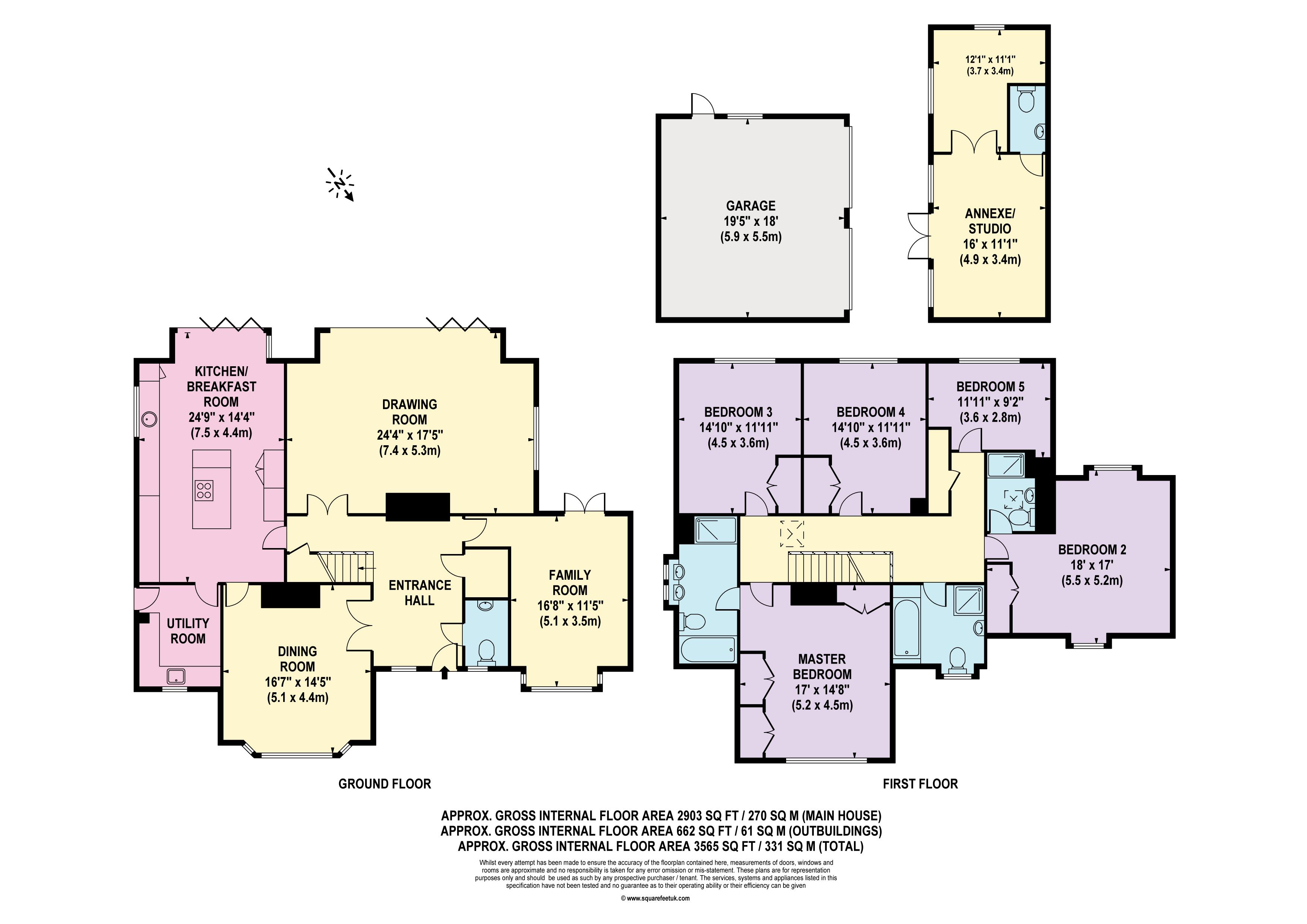 Redhill Road, Cobham floorplan