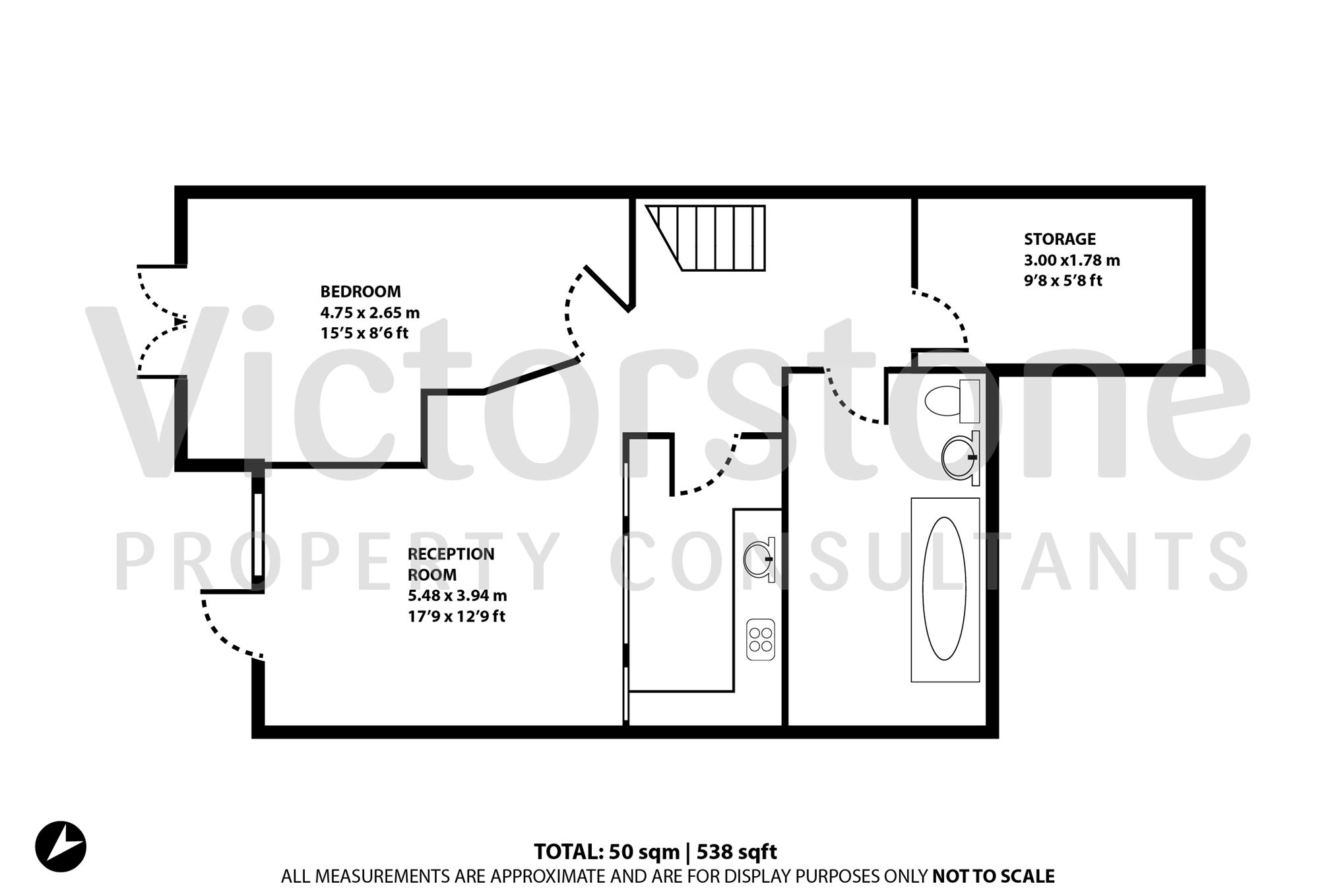 1 Bedrooms Flat to rent in Wilberforce Road, Finsbury, London N4