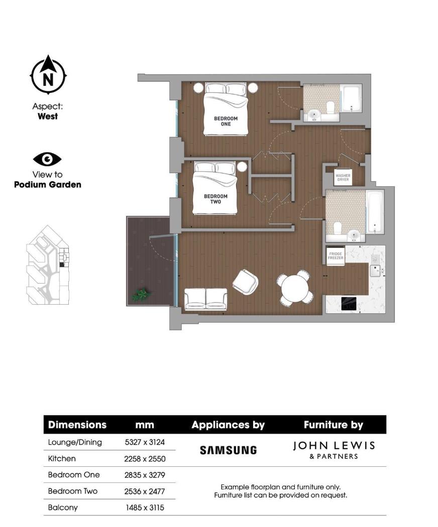43123412, Canada Gardens, 2 Engineers Way, Wembley floorplan