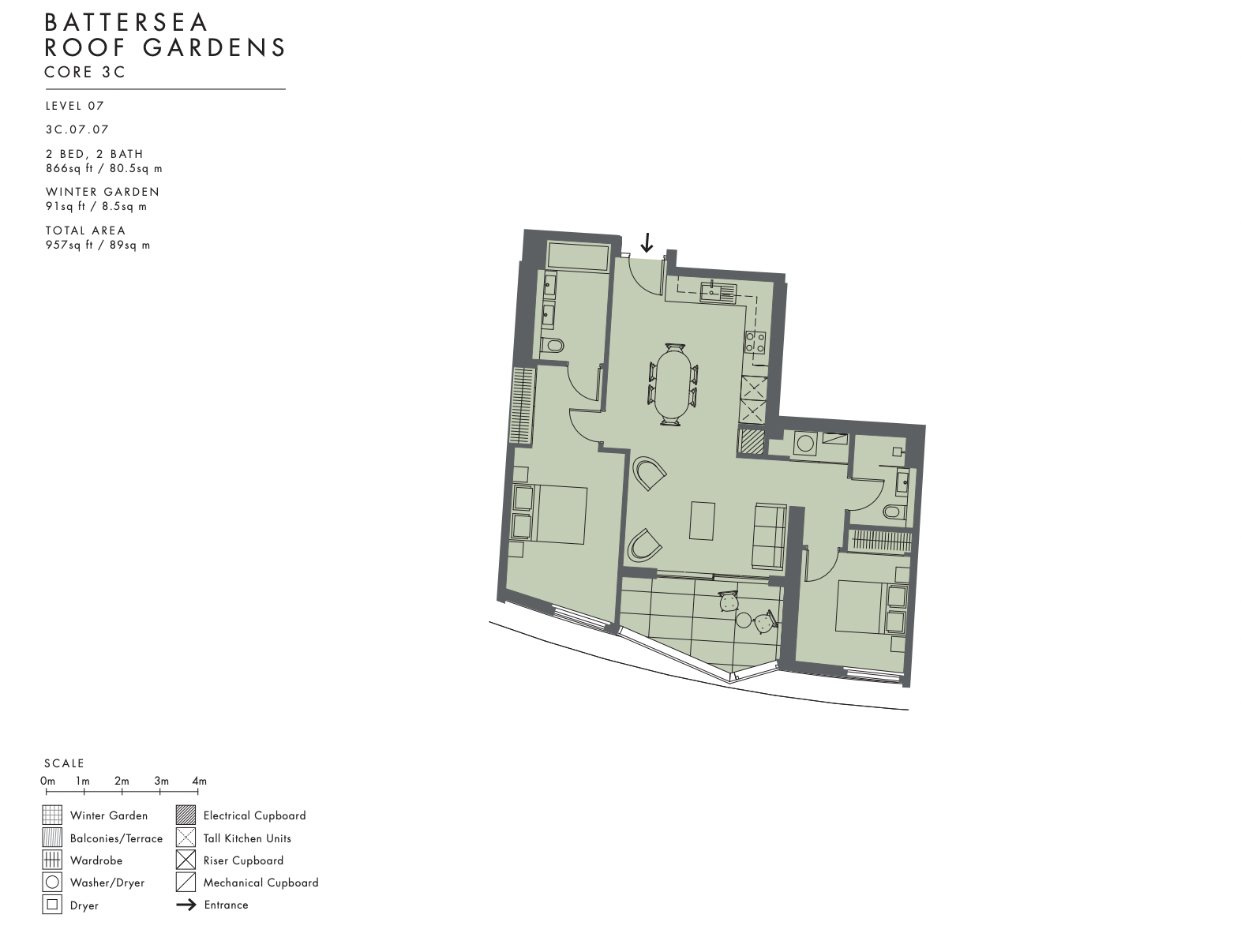Battersea Power Station, Battersea Power Station, Oakley House, Electric Boulevard, London floorplan