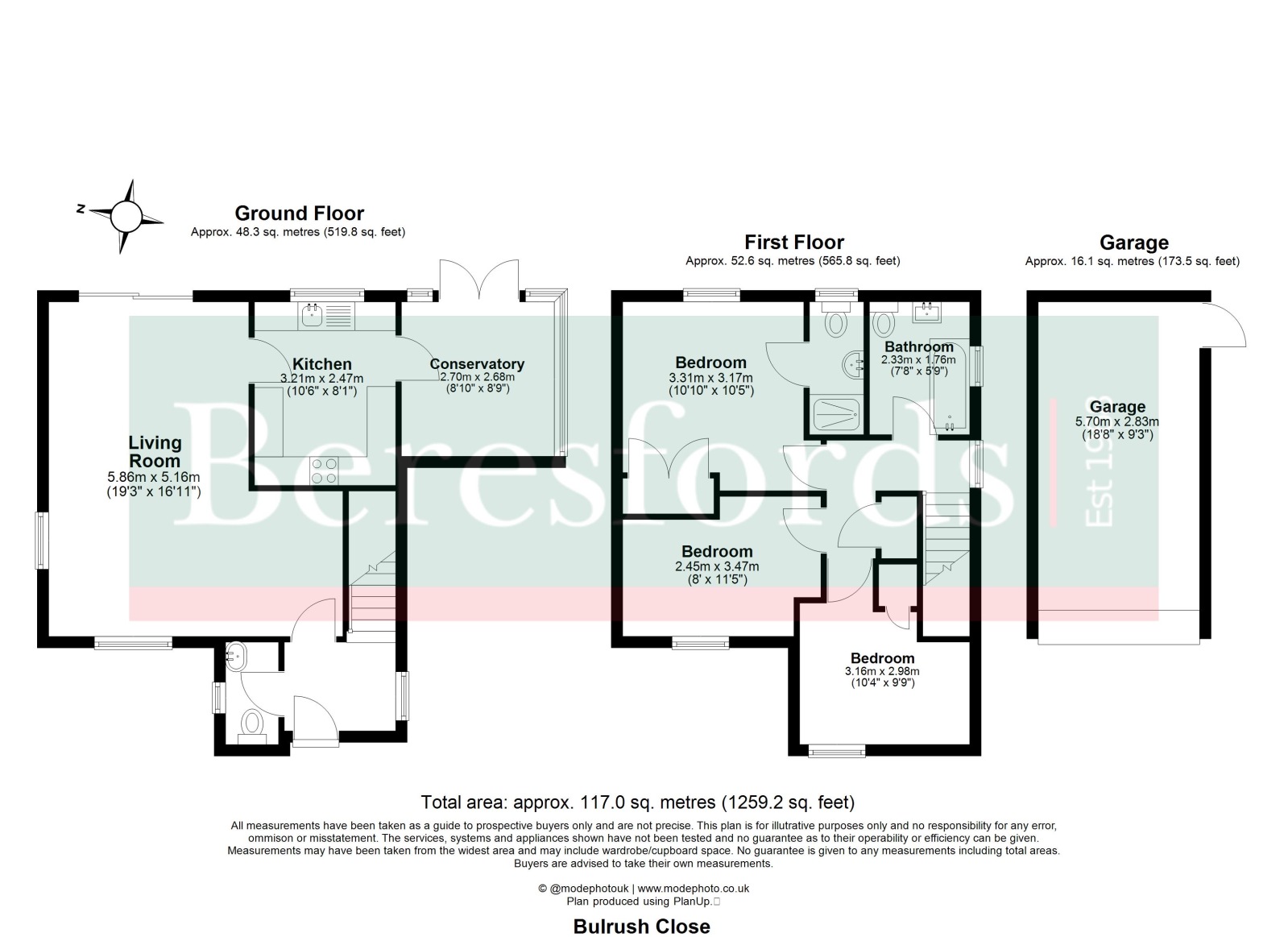 9, Bulrush Close, Essex floorplan