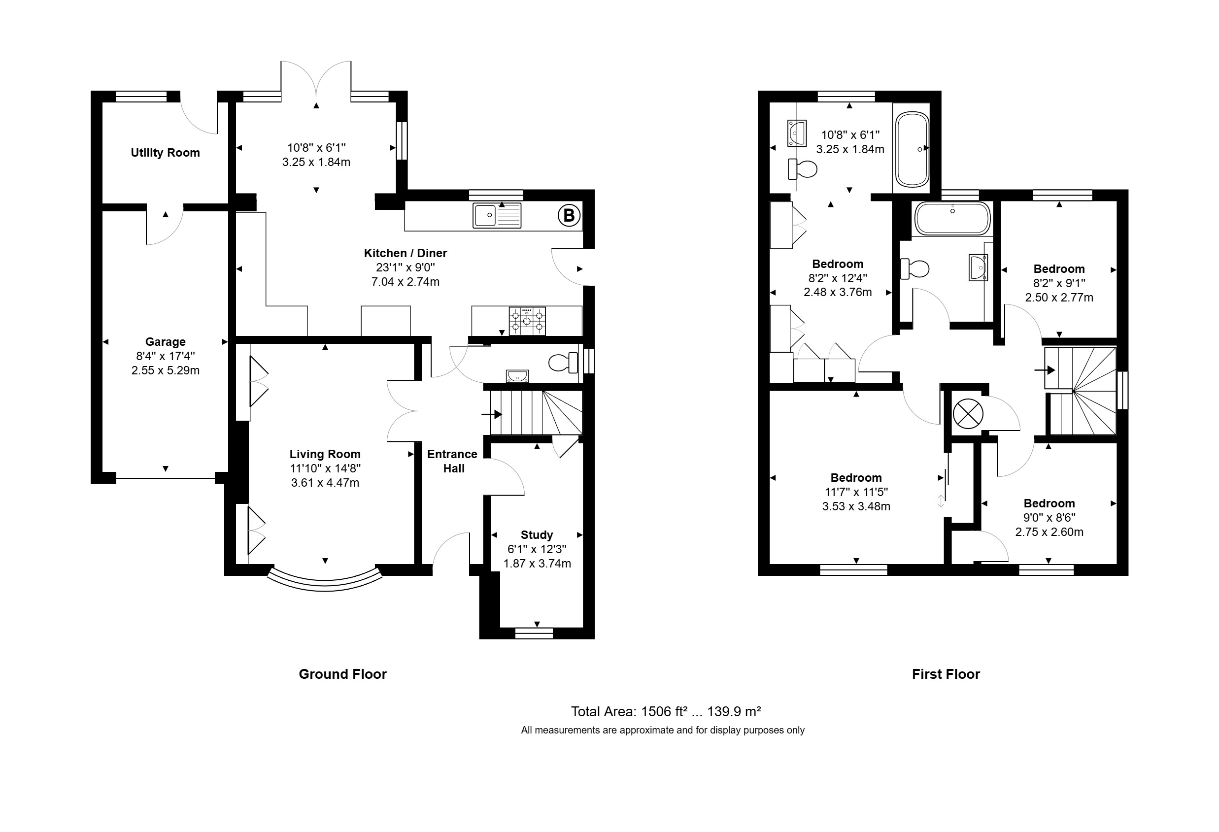 17, Laurel Drive, Reading floorplan
