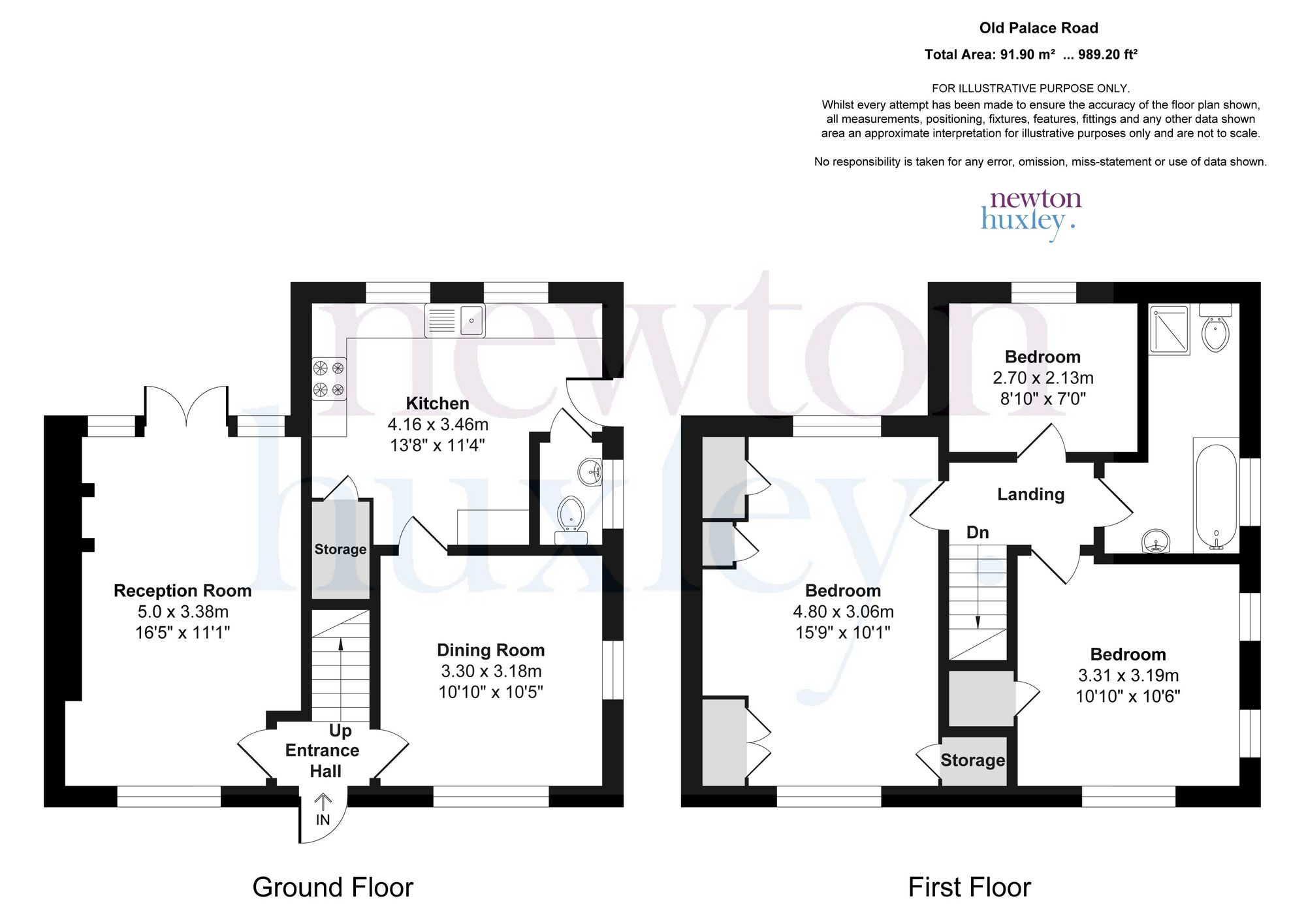 17 Old Palace Road, Weybridge floorplan
