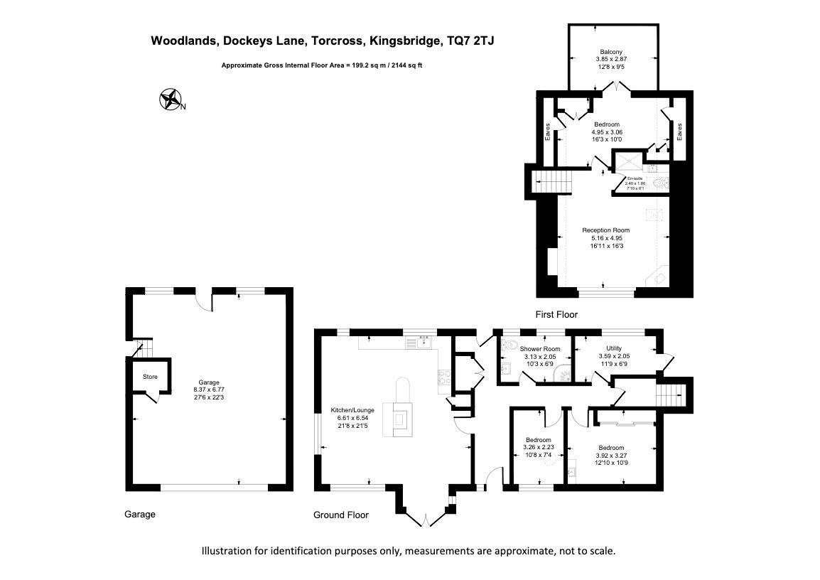 Woodlands, Dockeys Lane, Kingsbridge floorplan