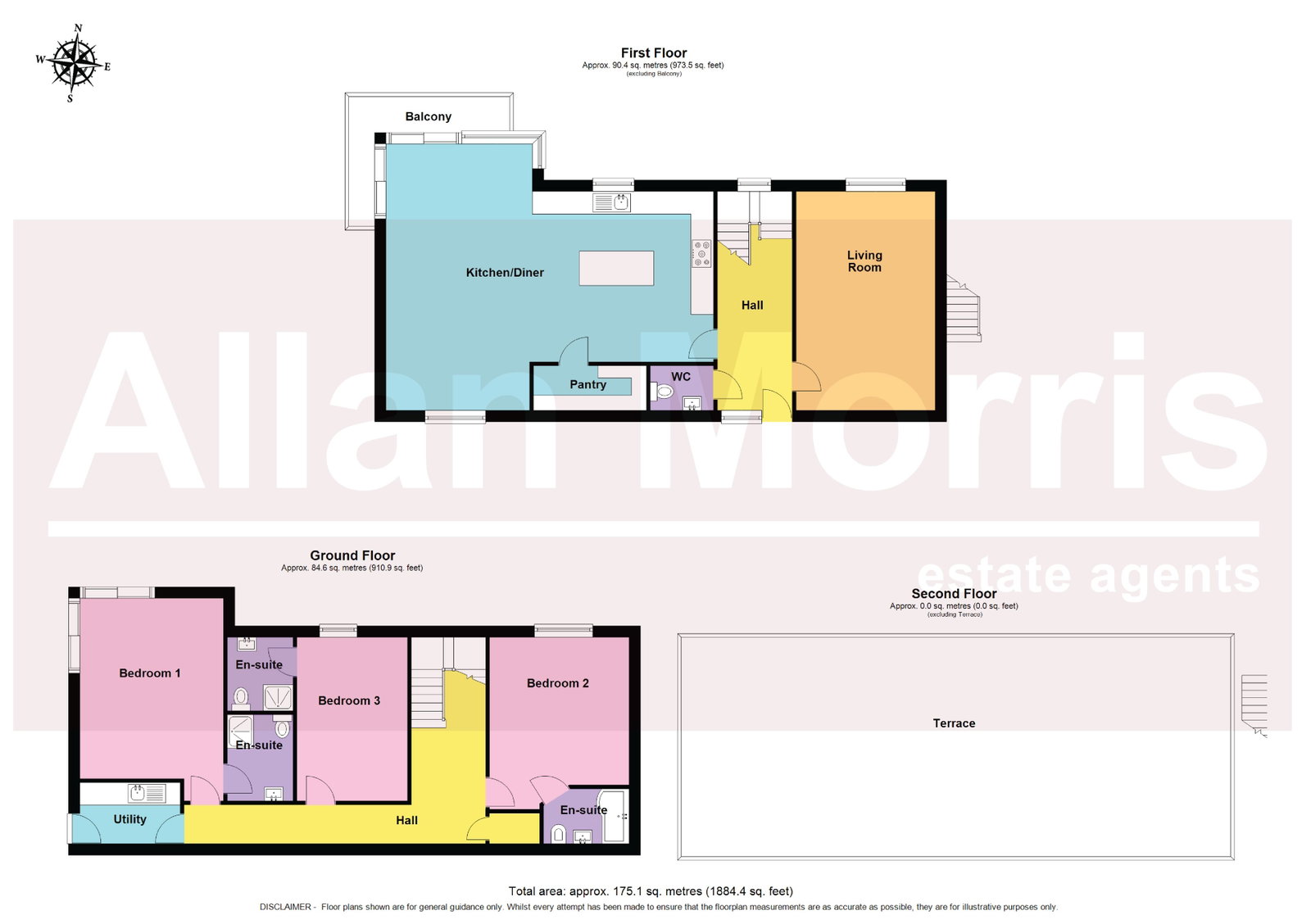 Hilltop House, Cromwell Crescent Lane, Worcester floorplan