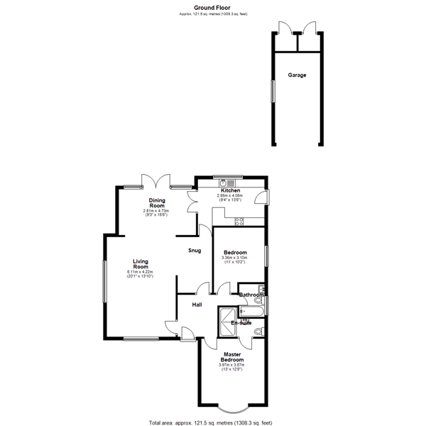 6, Copsewood Avenue, Bournemouth floorplan