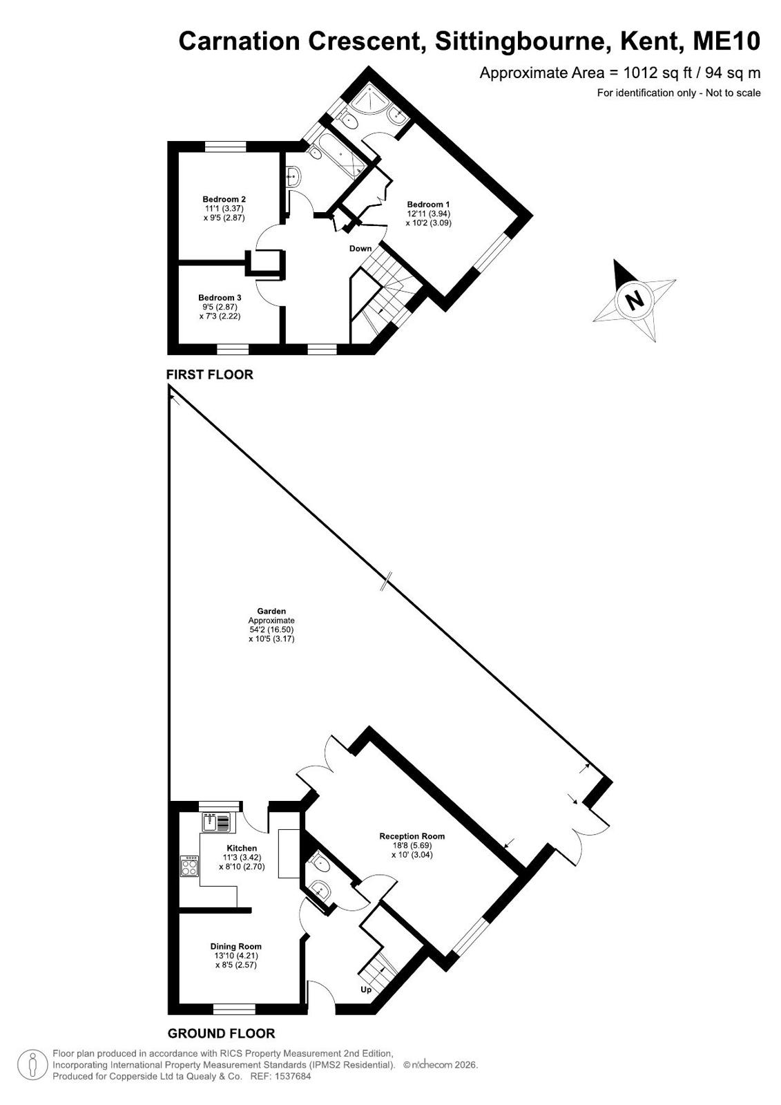 Carnation Crescent, Kent floorplan