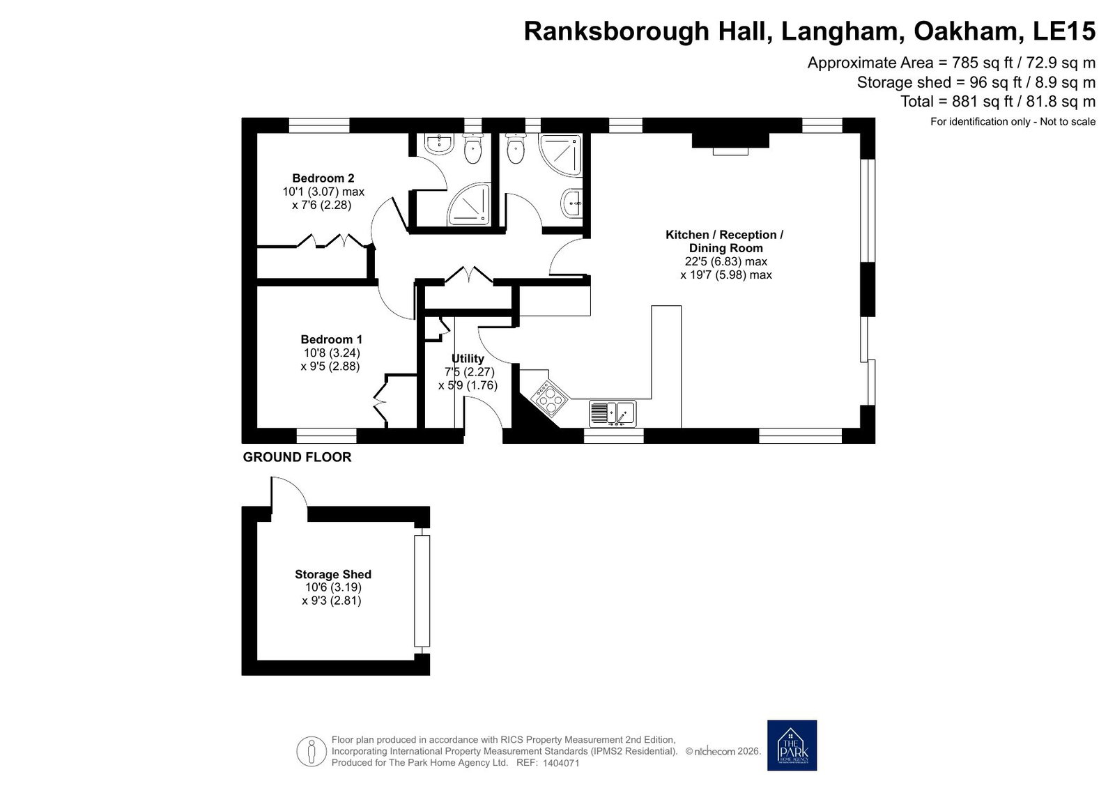 4 The Glade,, Ranksborough Hall, Oakham floorplan