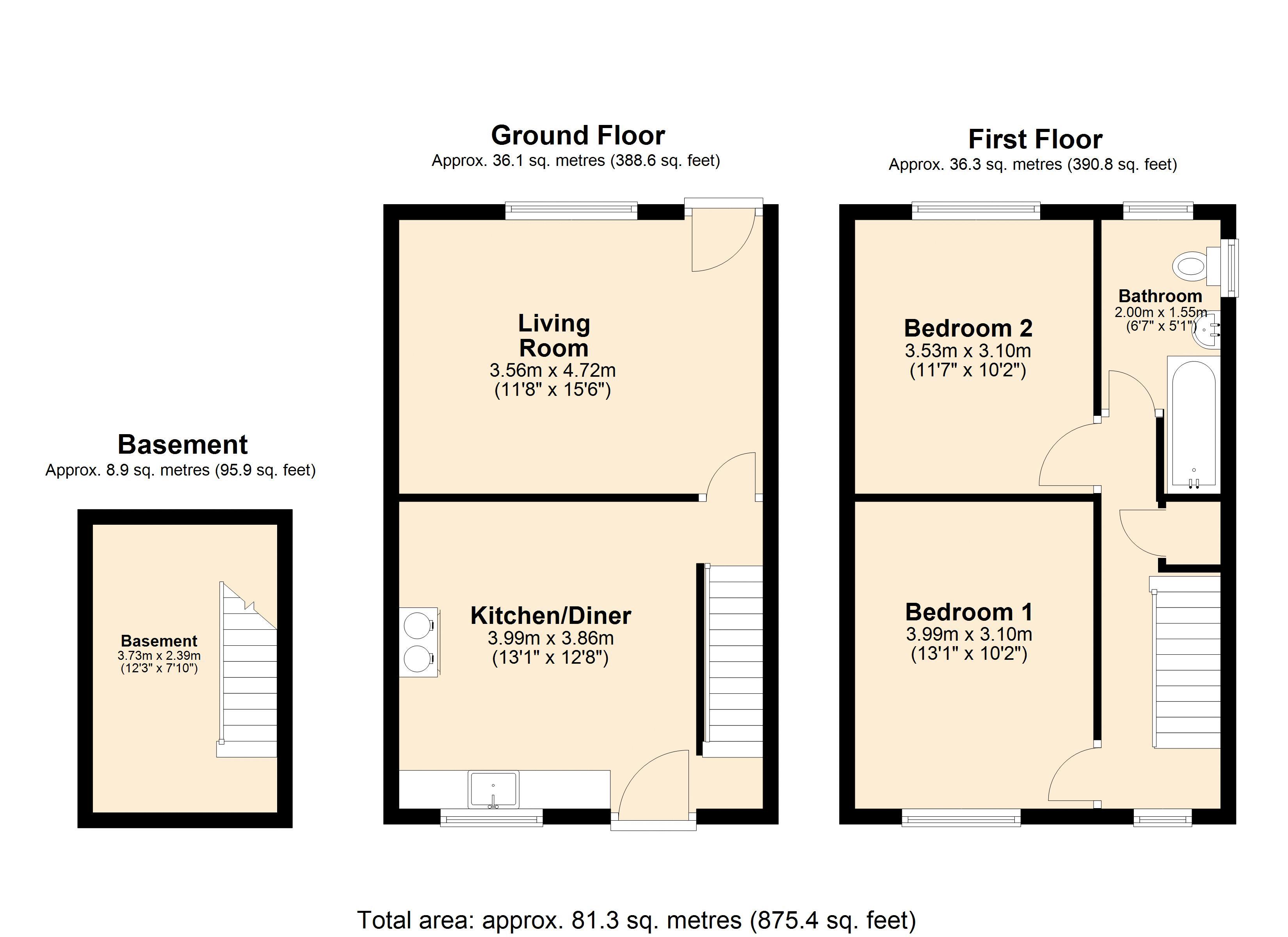 Manchester Road, Salterforth, Barnoldswick BB18, 2 bedroom property for