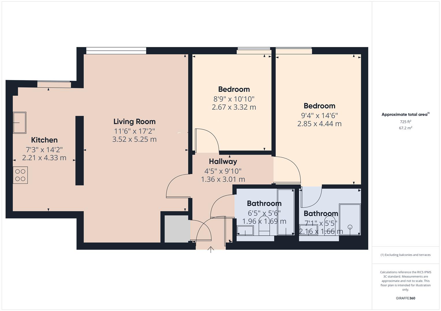 23, Aits View, Victoria Avenue, West Molesey floorplan