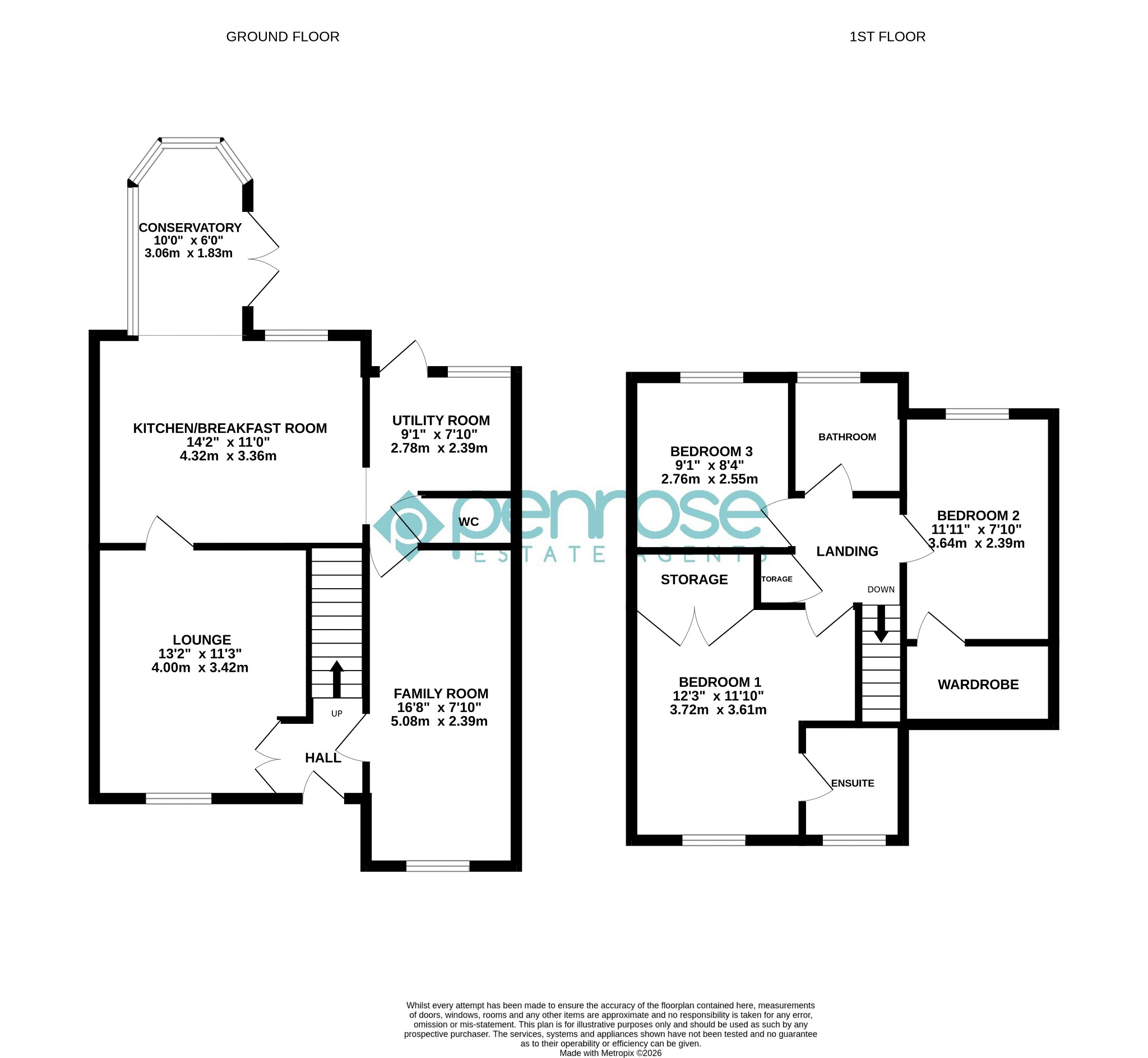 12, Claverley Green, Luton floorplan