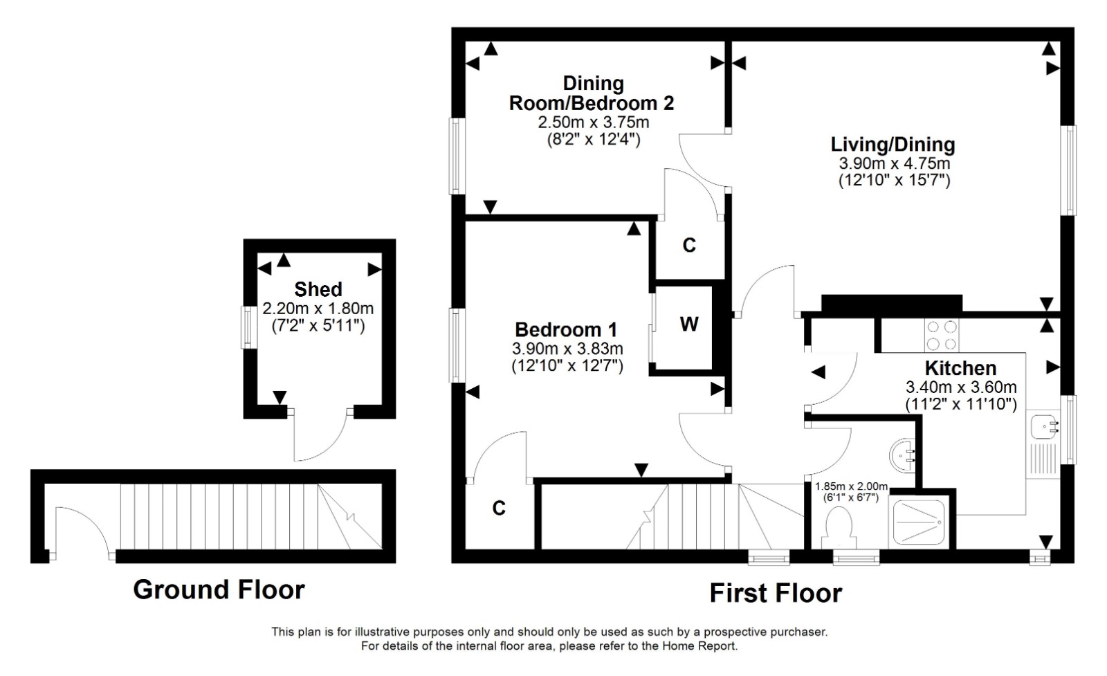 10, Lawrie Terrace, Loanhead floorplan