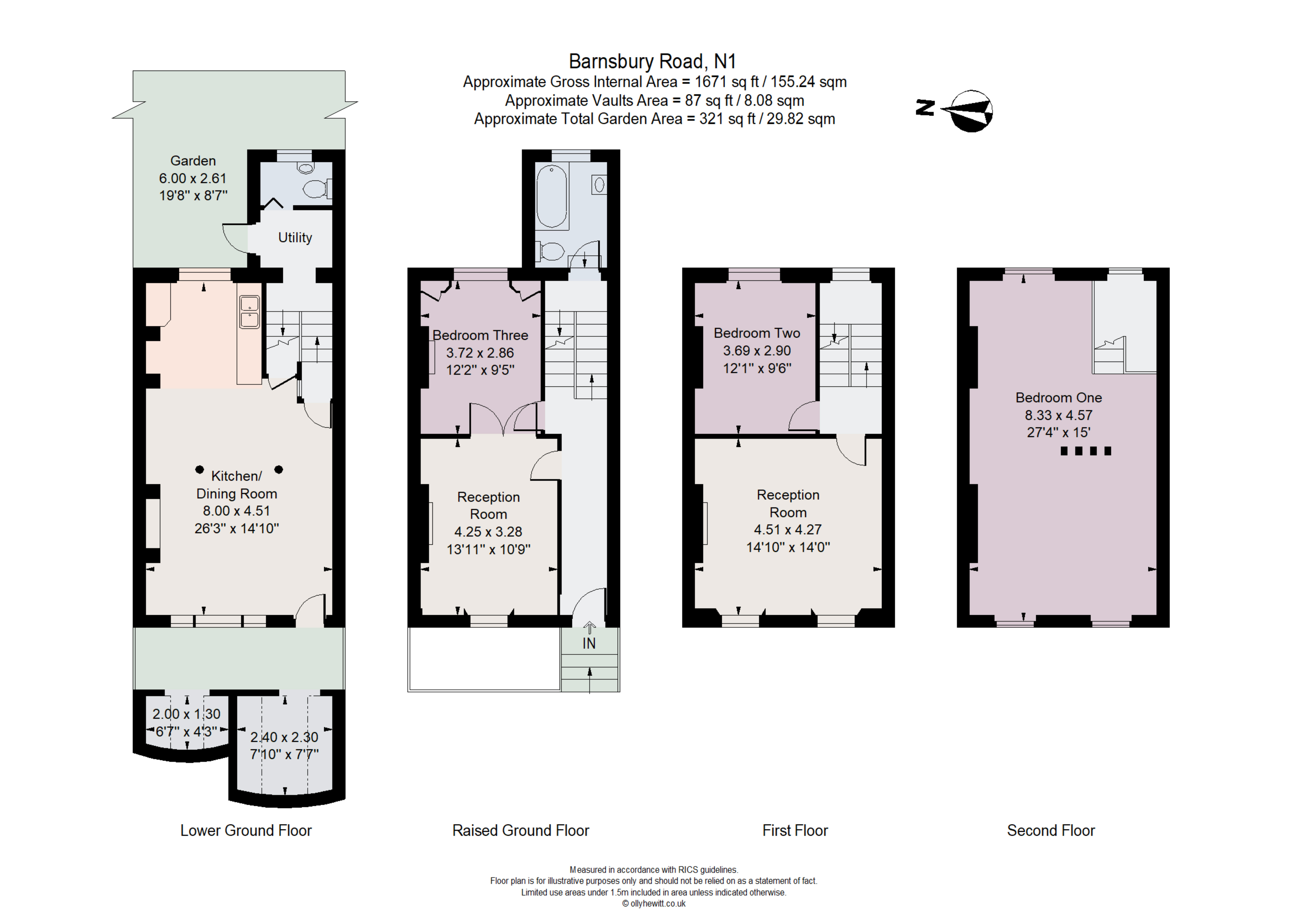 146, Barnsbury Road, London floorplan