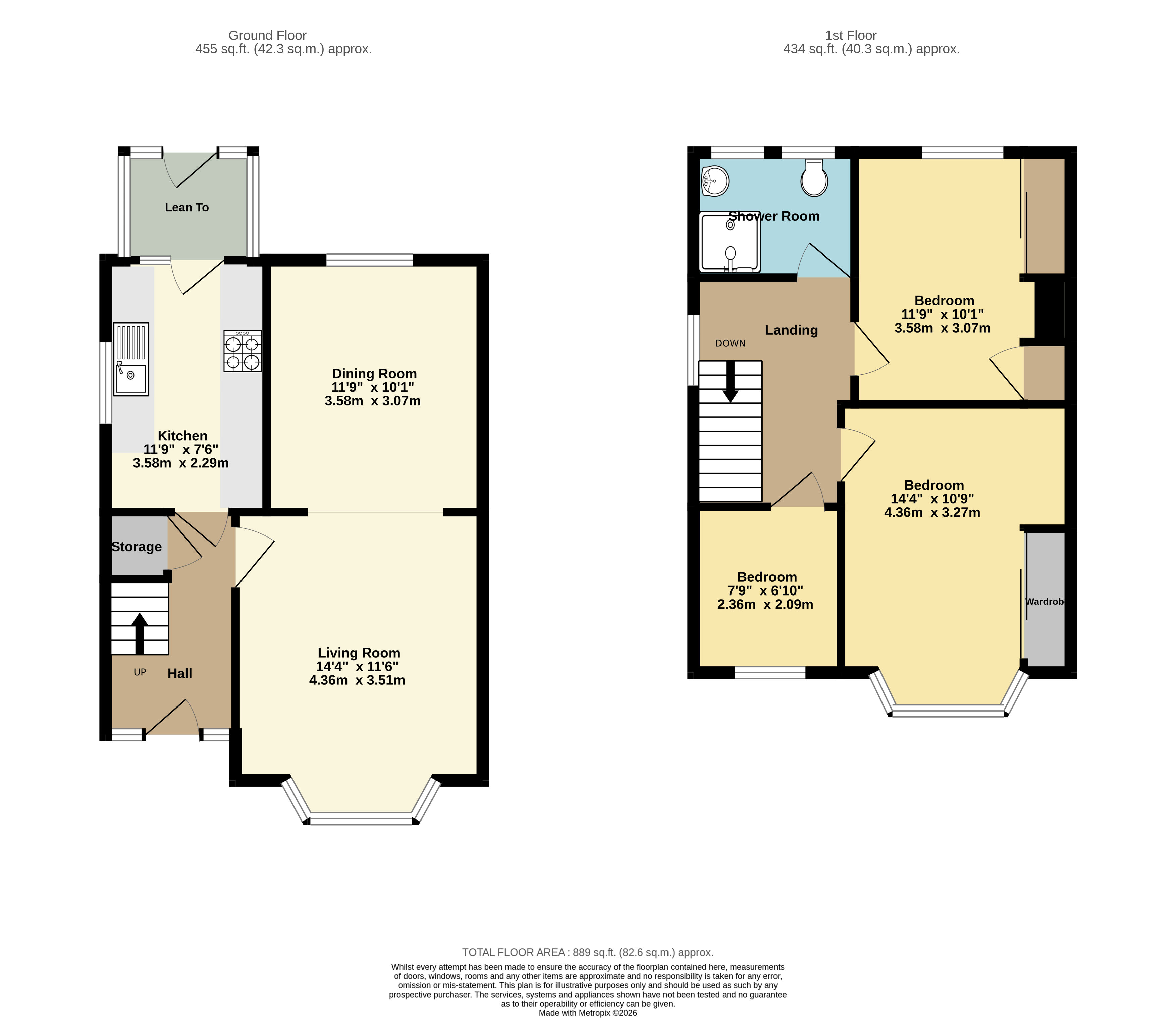 Pound Road, Bristol floorplan
