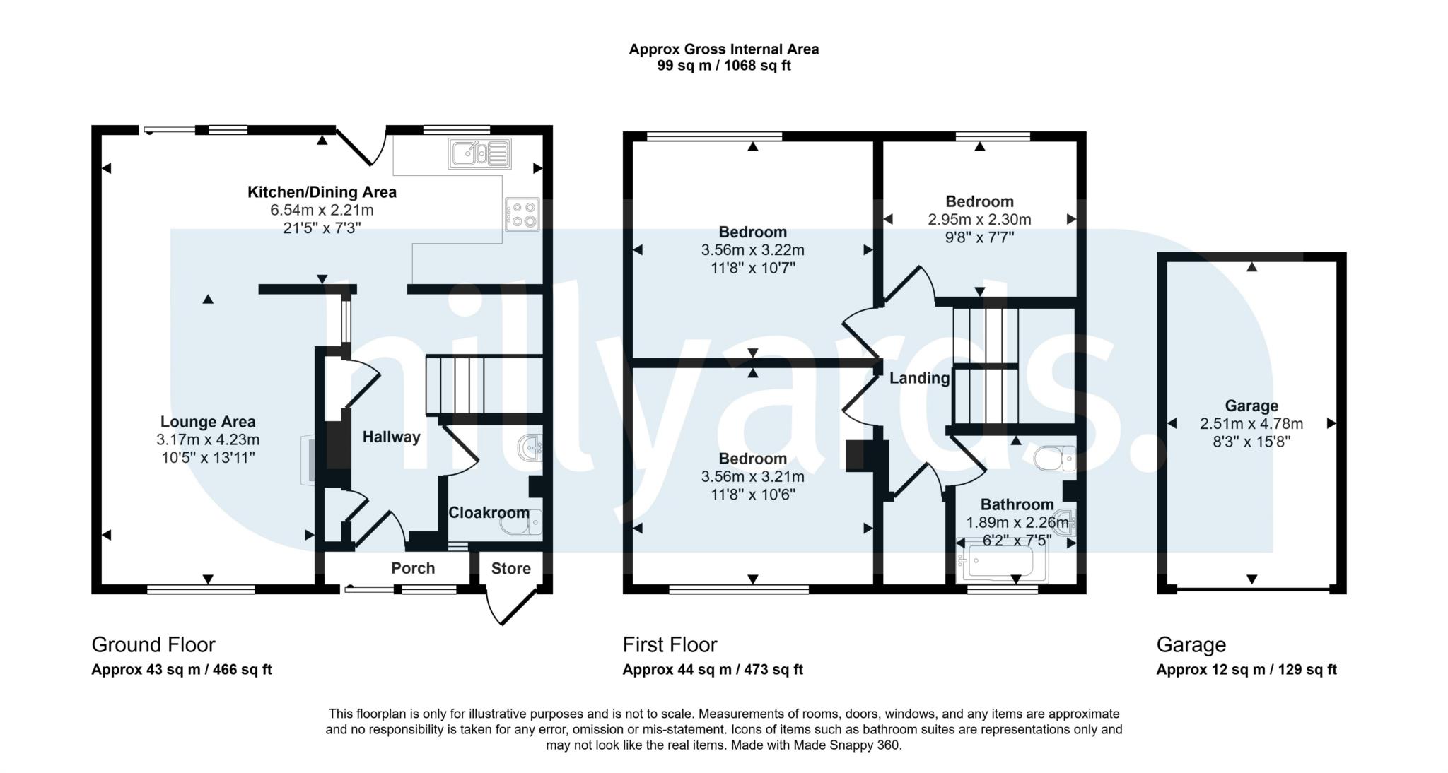 3, Hartwell View, Aylesbury floorplan