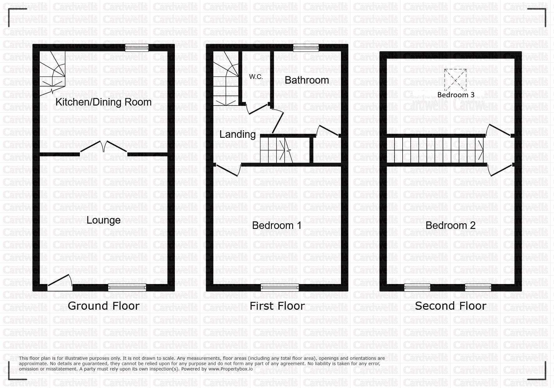 23, Hough Lane, Bolton floorplan