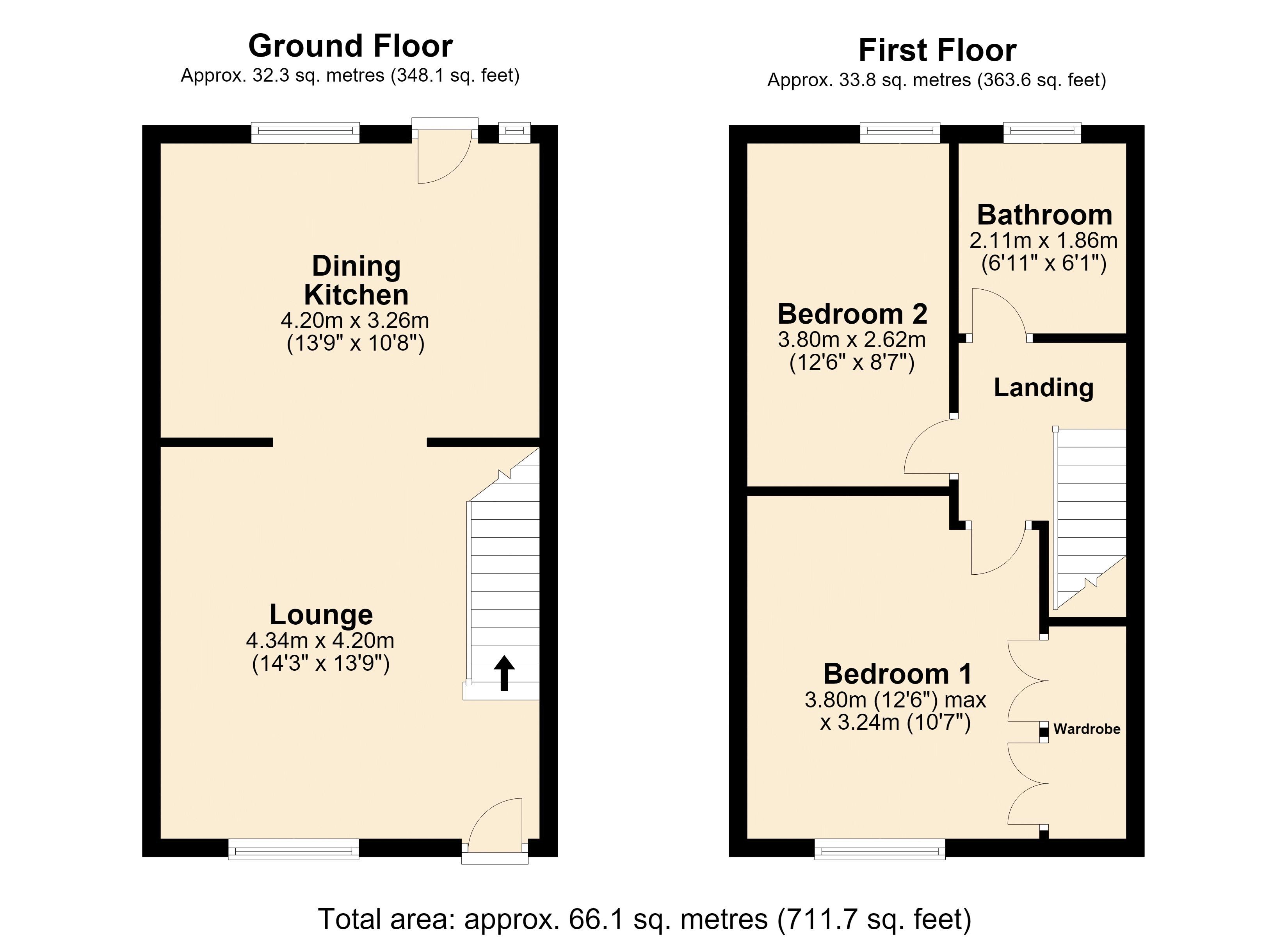 2, Viking Street, Rochdale floorplan