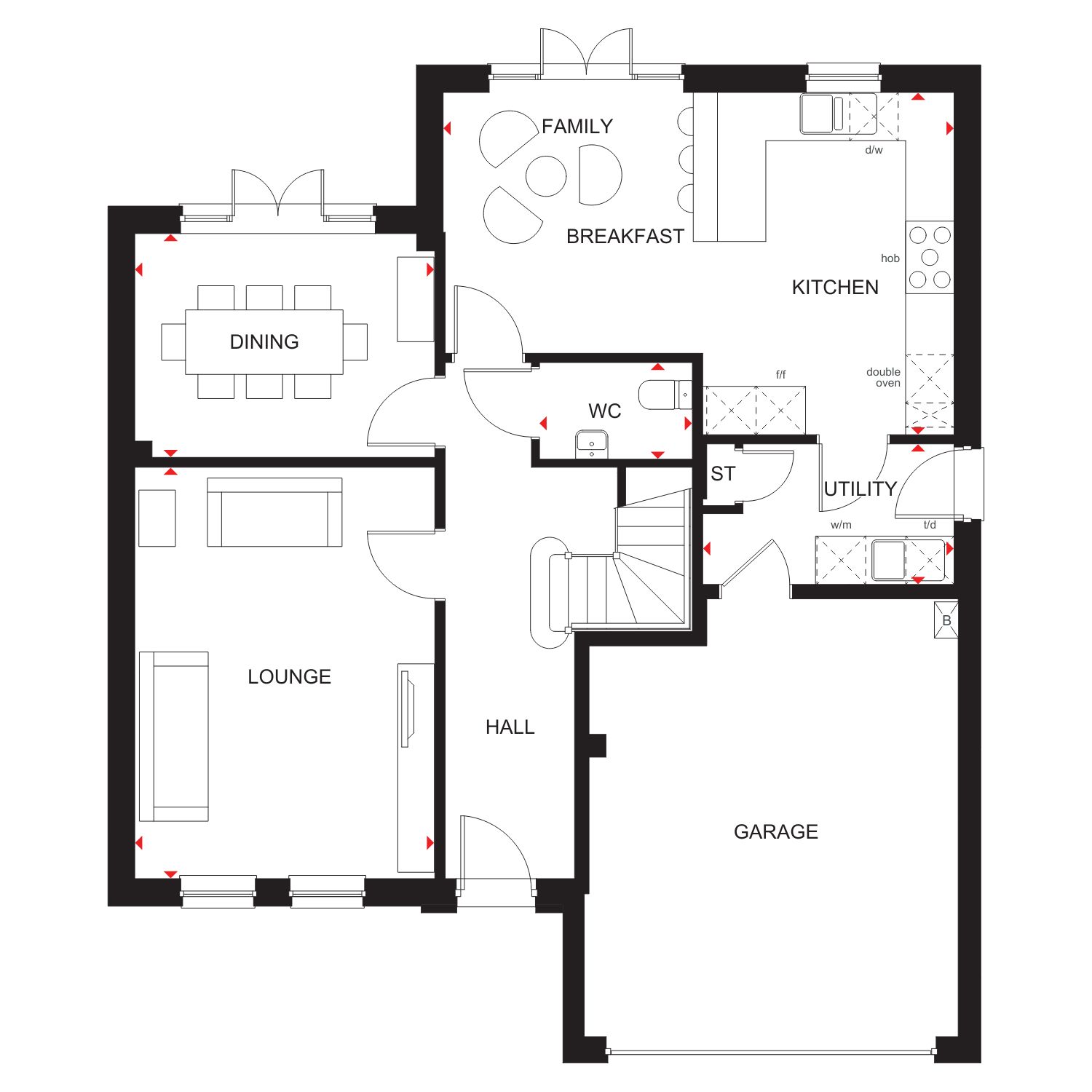 H896443, Shale Road, Winchburgh floorplan
