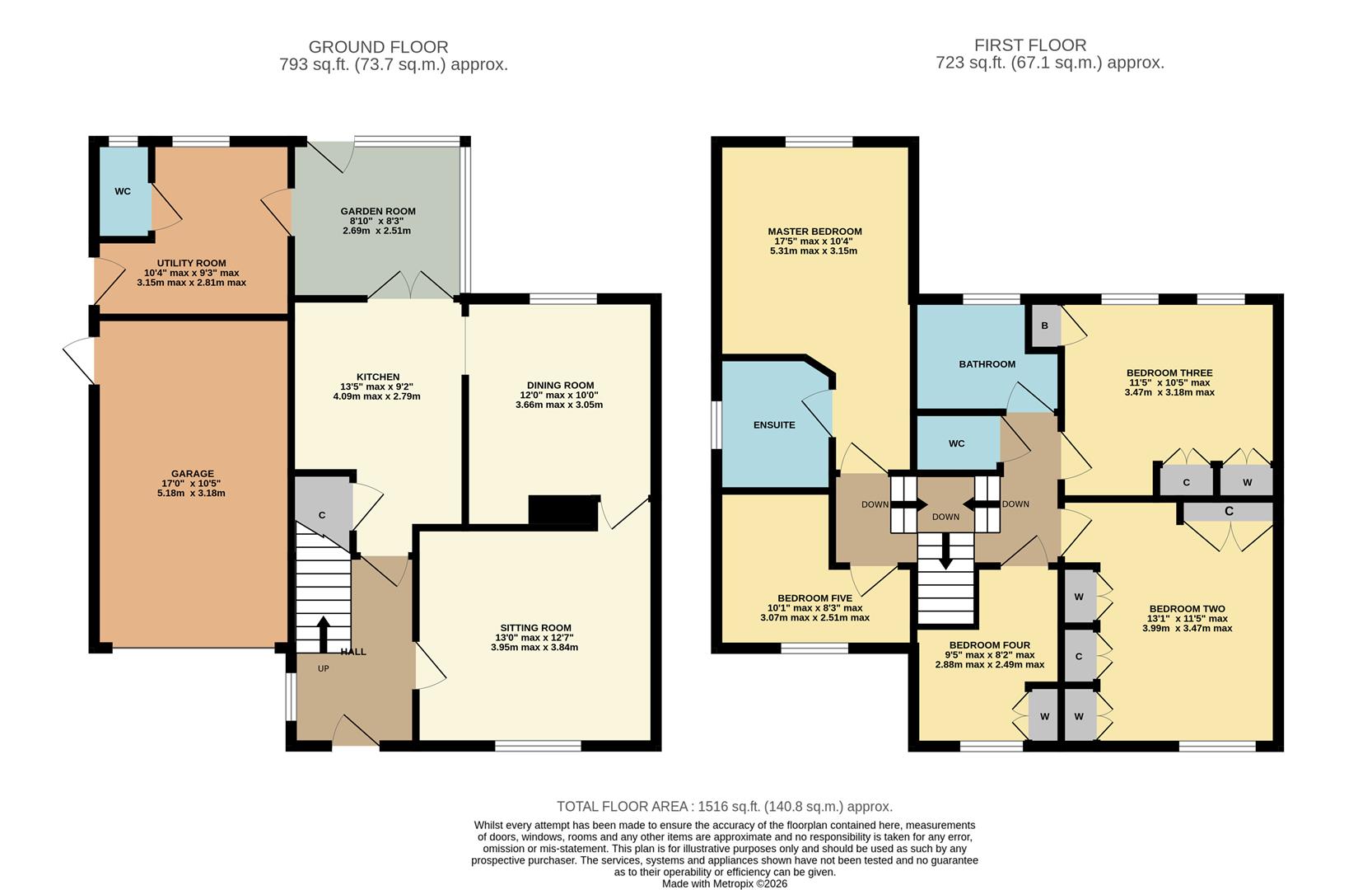 18, Hardens Close, Chippenham floorplan