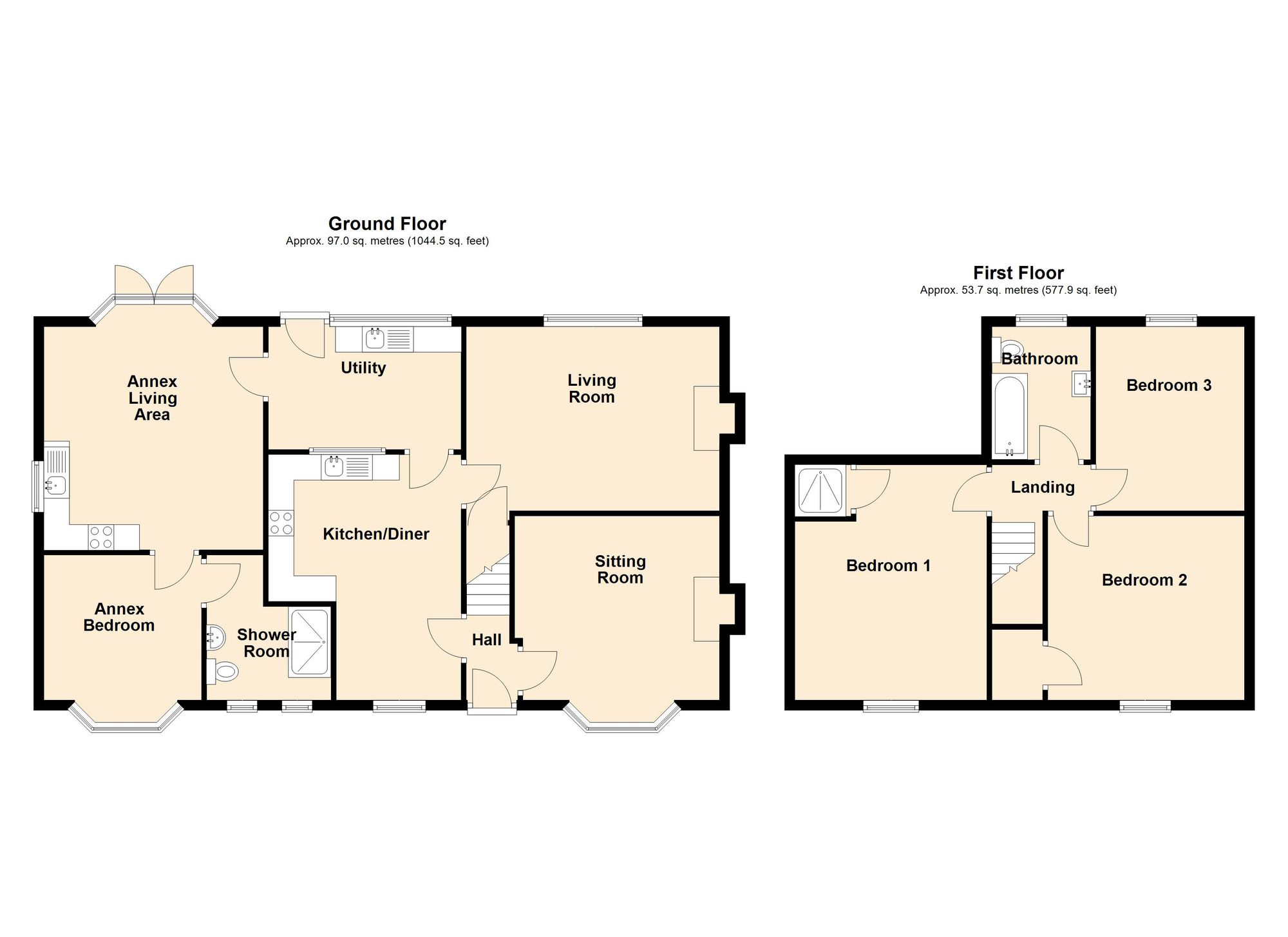 Clinton House Laughton Wood Corner, Gainsborough floorplan