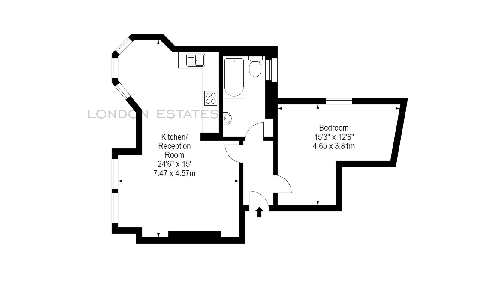 1 Bedrooms Flat to rent in Hamlet Gardens, Hammersmith W6