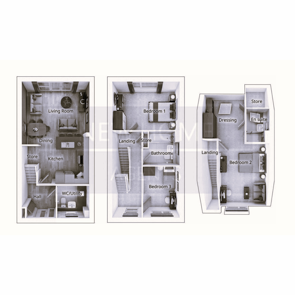 Chaffinch Drive, Seaham floorplan