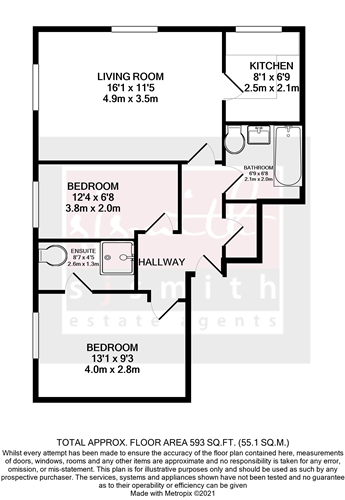 Egham Hill, Egham floorplan