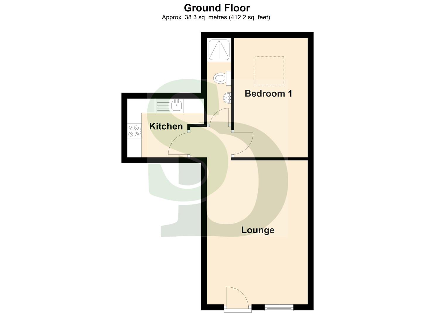 Flat 5, 92, Aldborough Road South, Ilford floorplan