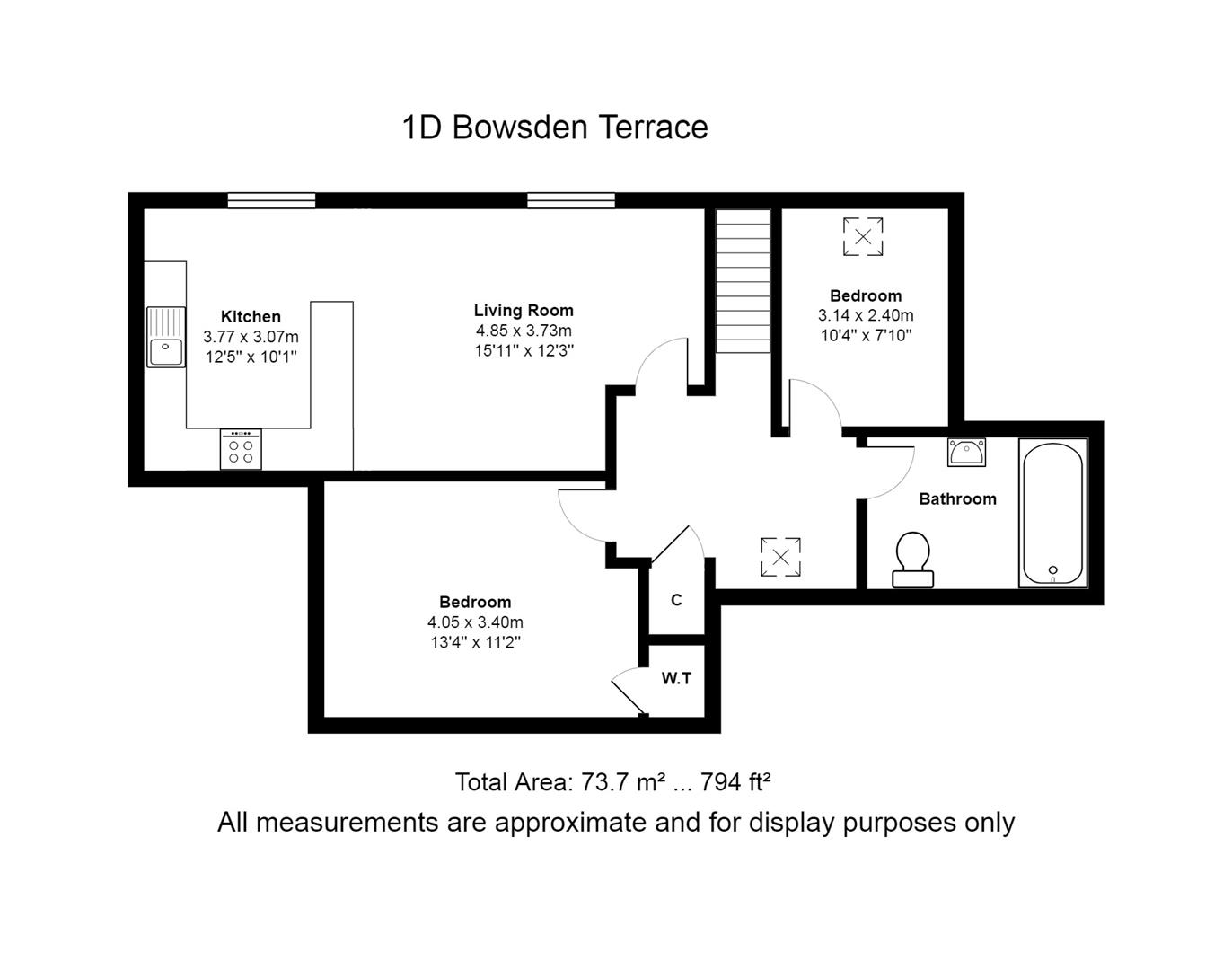 Bowsden Terrace, Newcastle upon Tyne floorplan