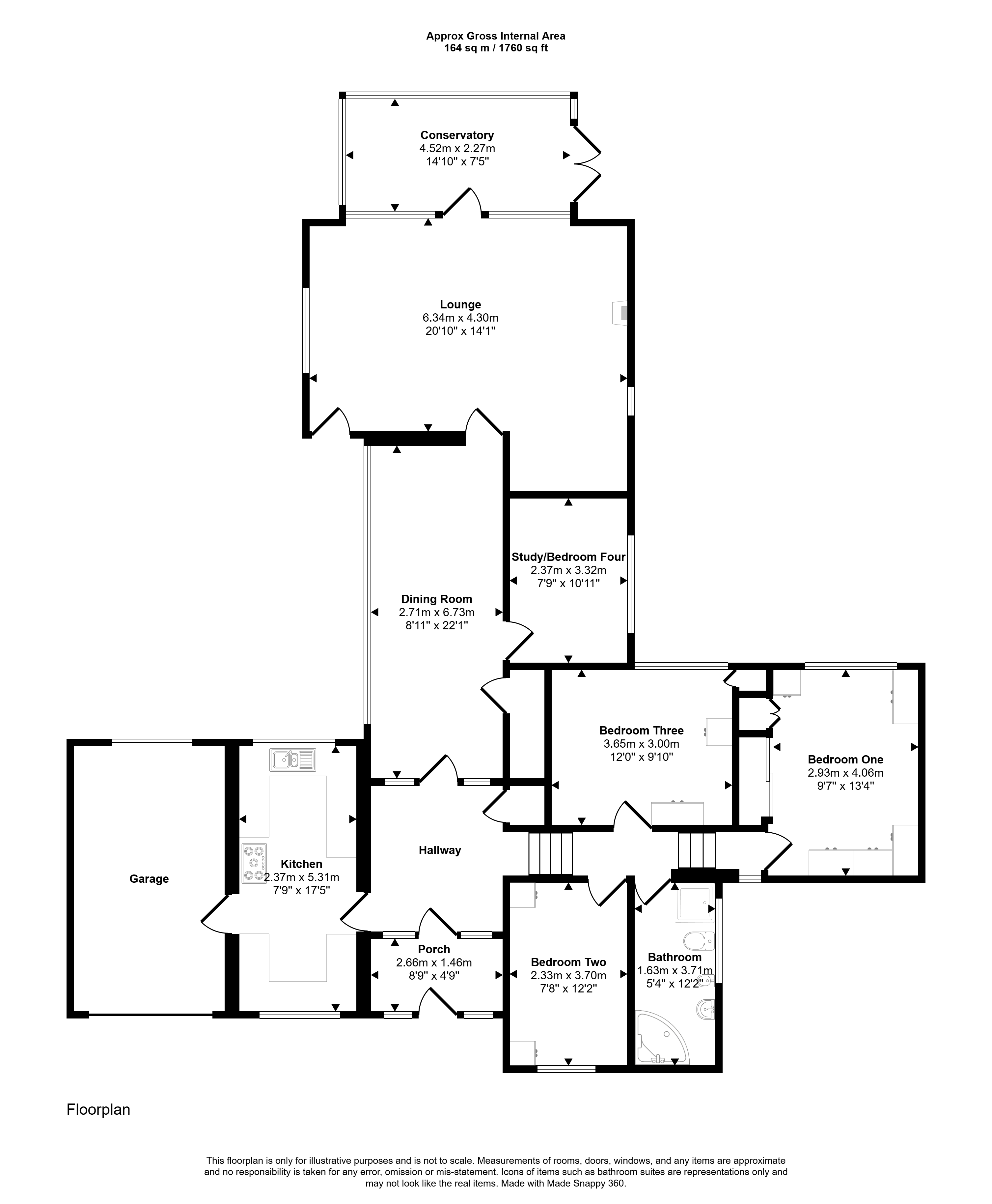 8, Ten Fields, Houghton Le Spring floorplan