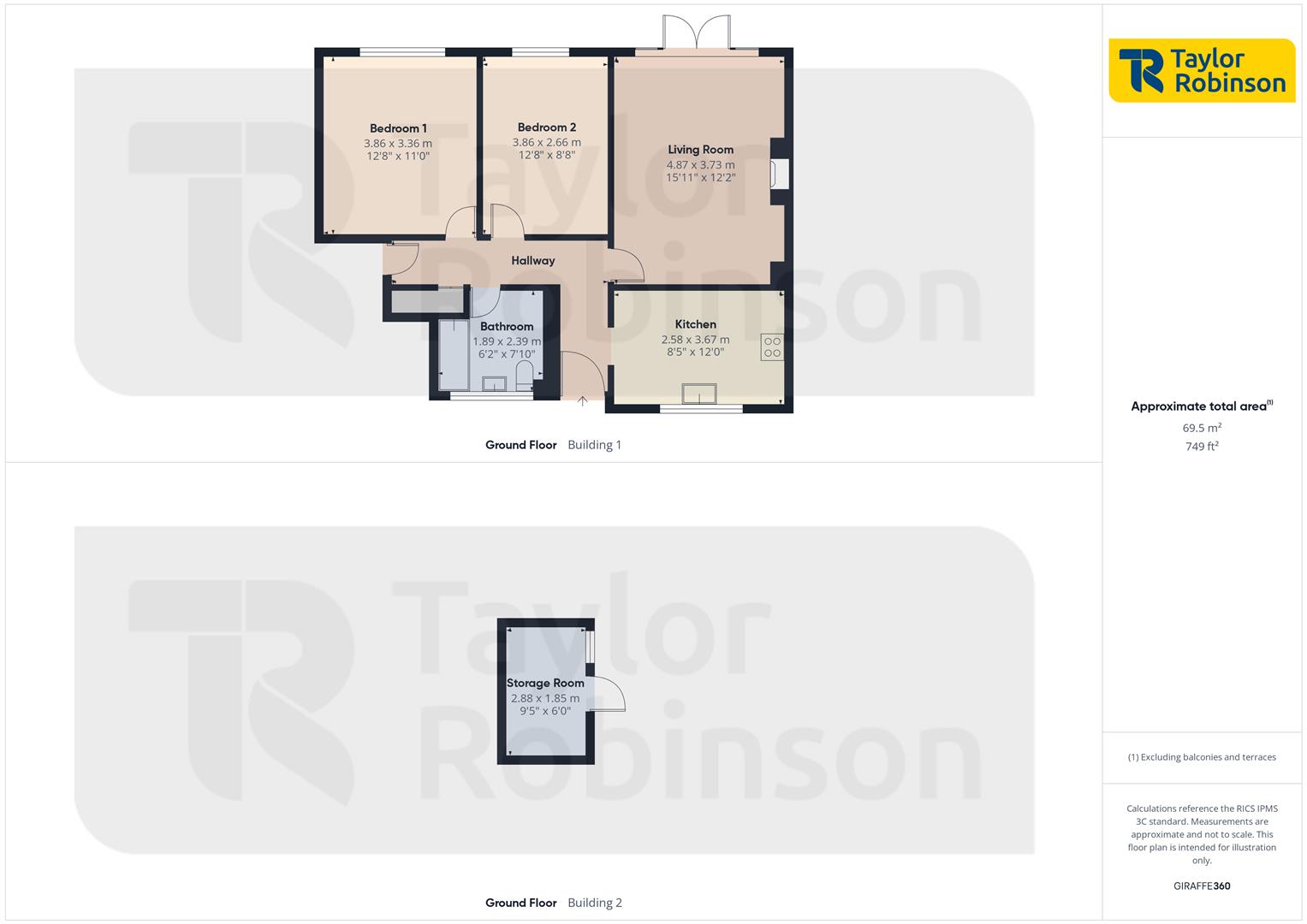 106, Warren Drive, Crawley floorplan