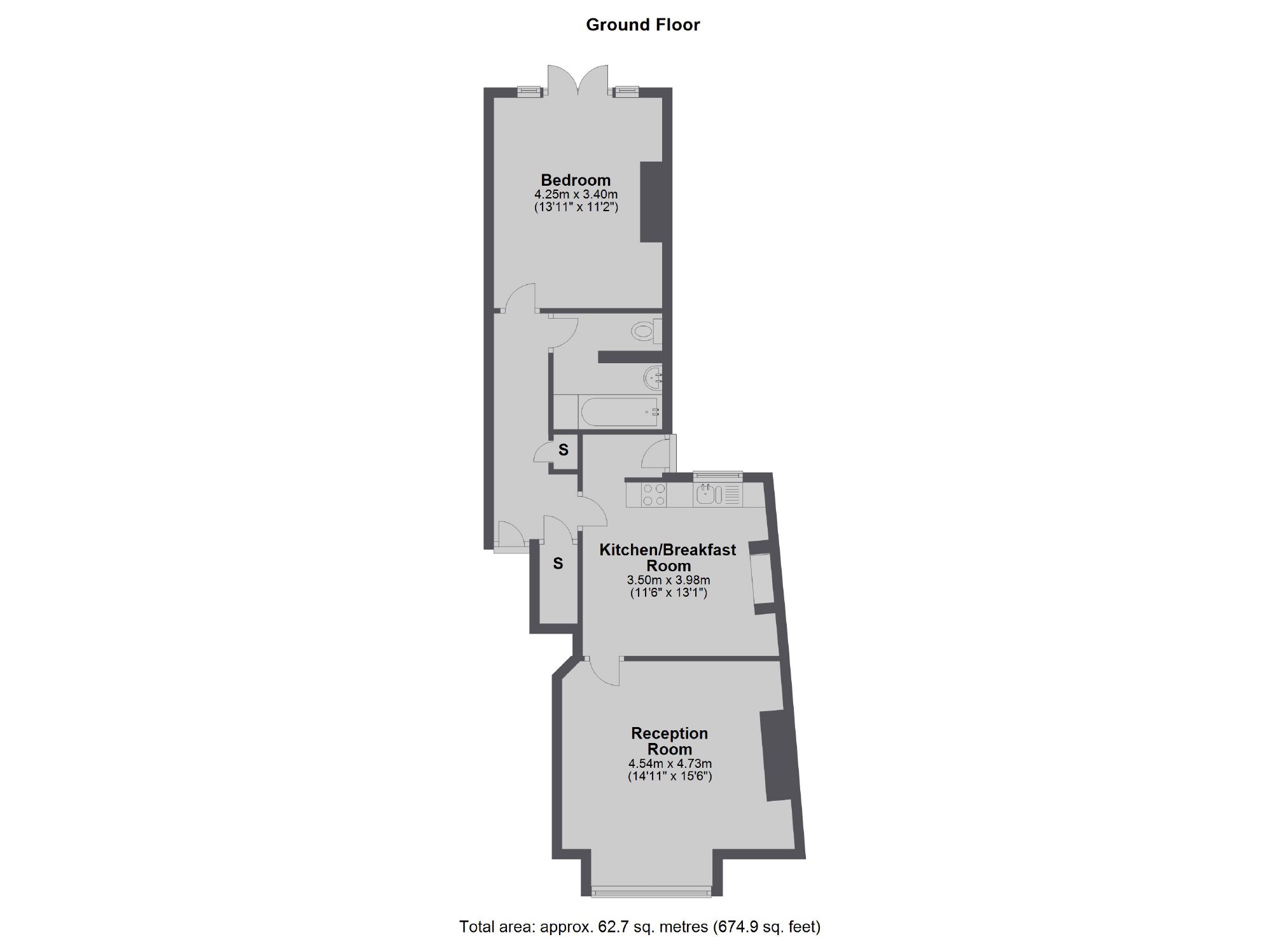 43A, Princes Road, London floorplan