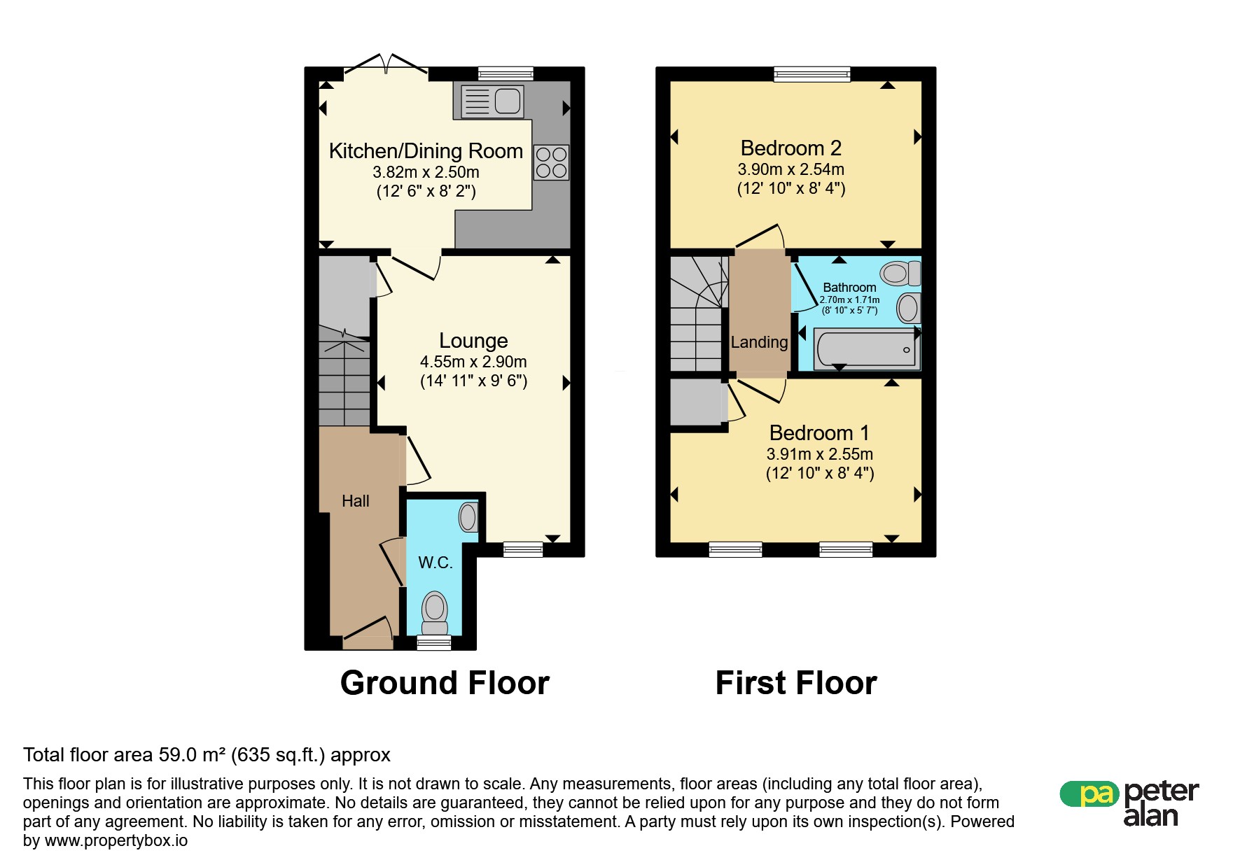 34, Rhodfa Bryn Castell, BRIDGEND floorplan