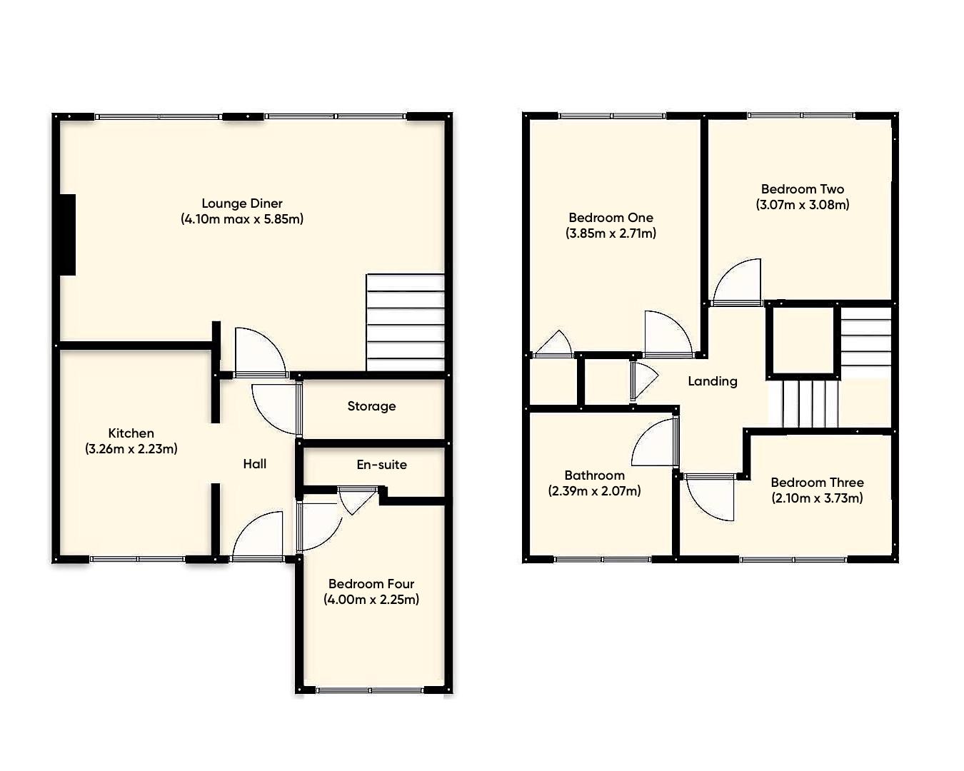 St. Martins Drive, Desford LE9, 4 bedroom town house for sale