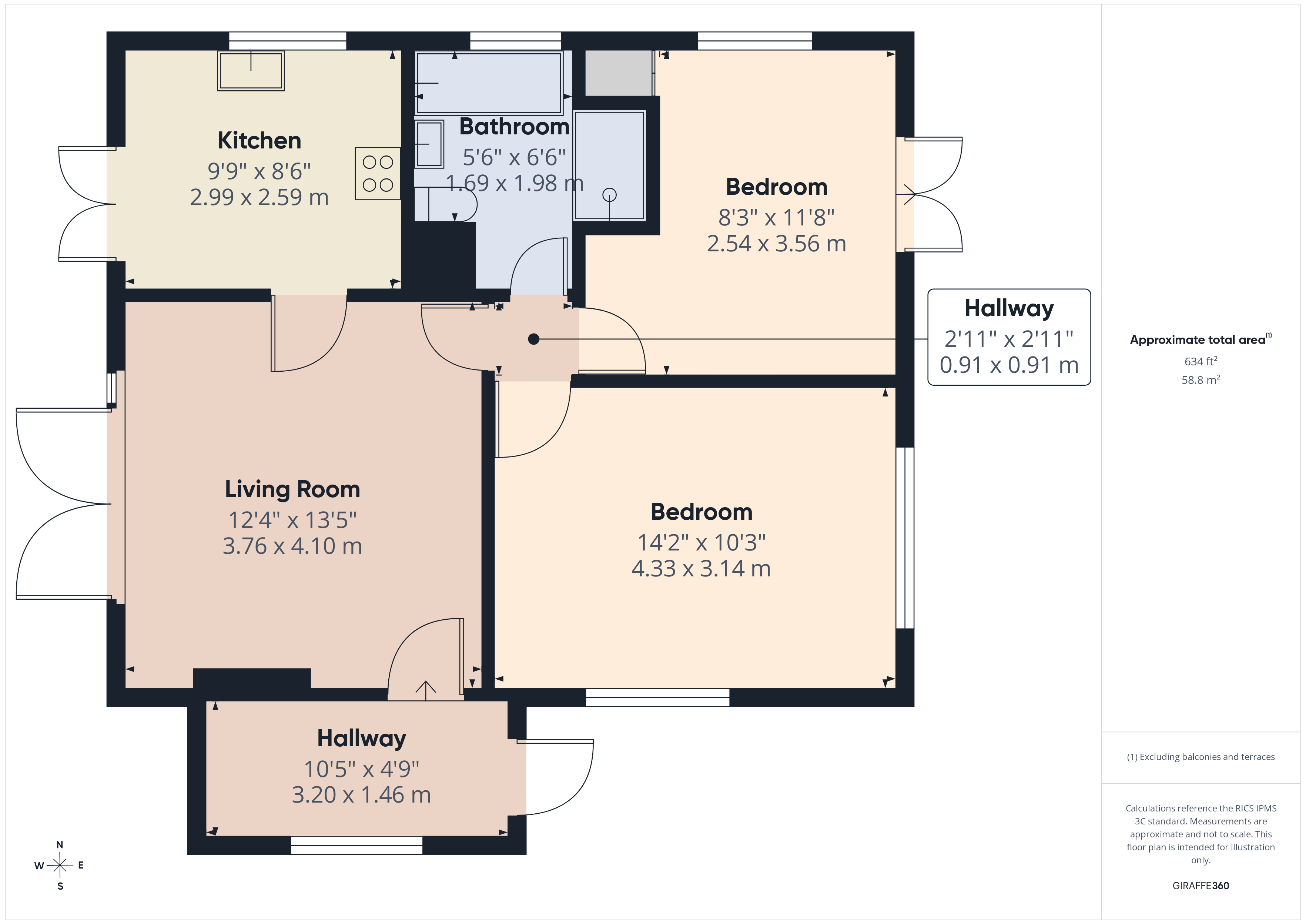 Brockwood, 7, Berridon Country Park, Devon floorplan