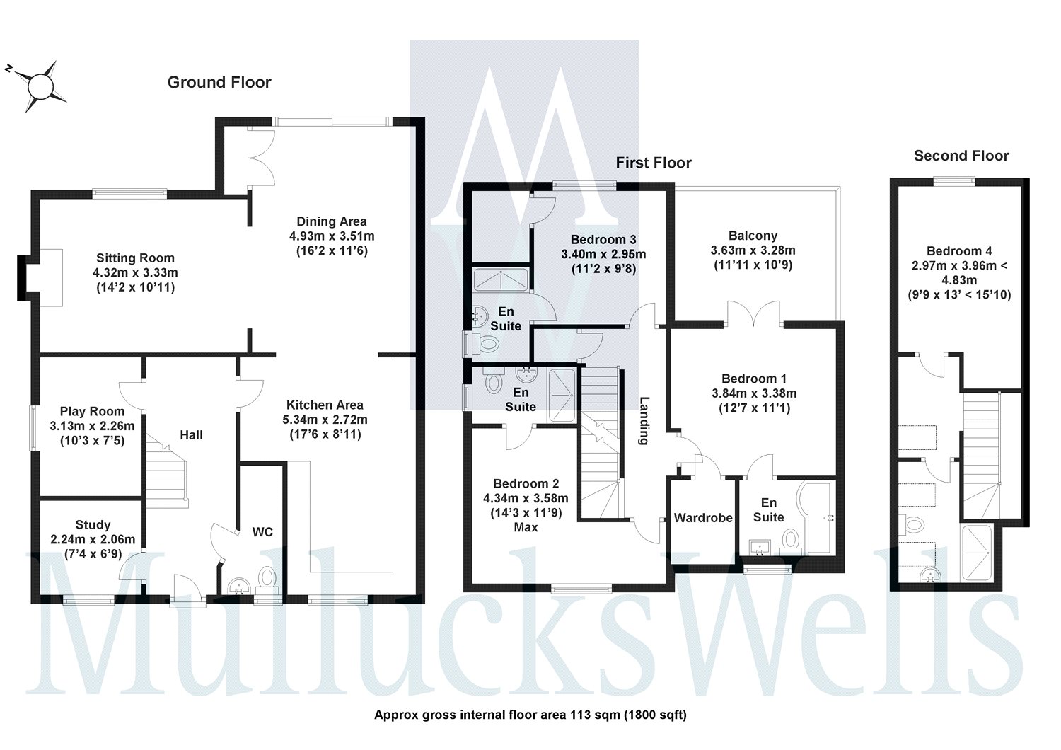 4 Bedrooms Detached house for sale in Denesyde, Thaxted Road, Debden, Nr Saffron Walden, Essex CB11