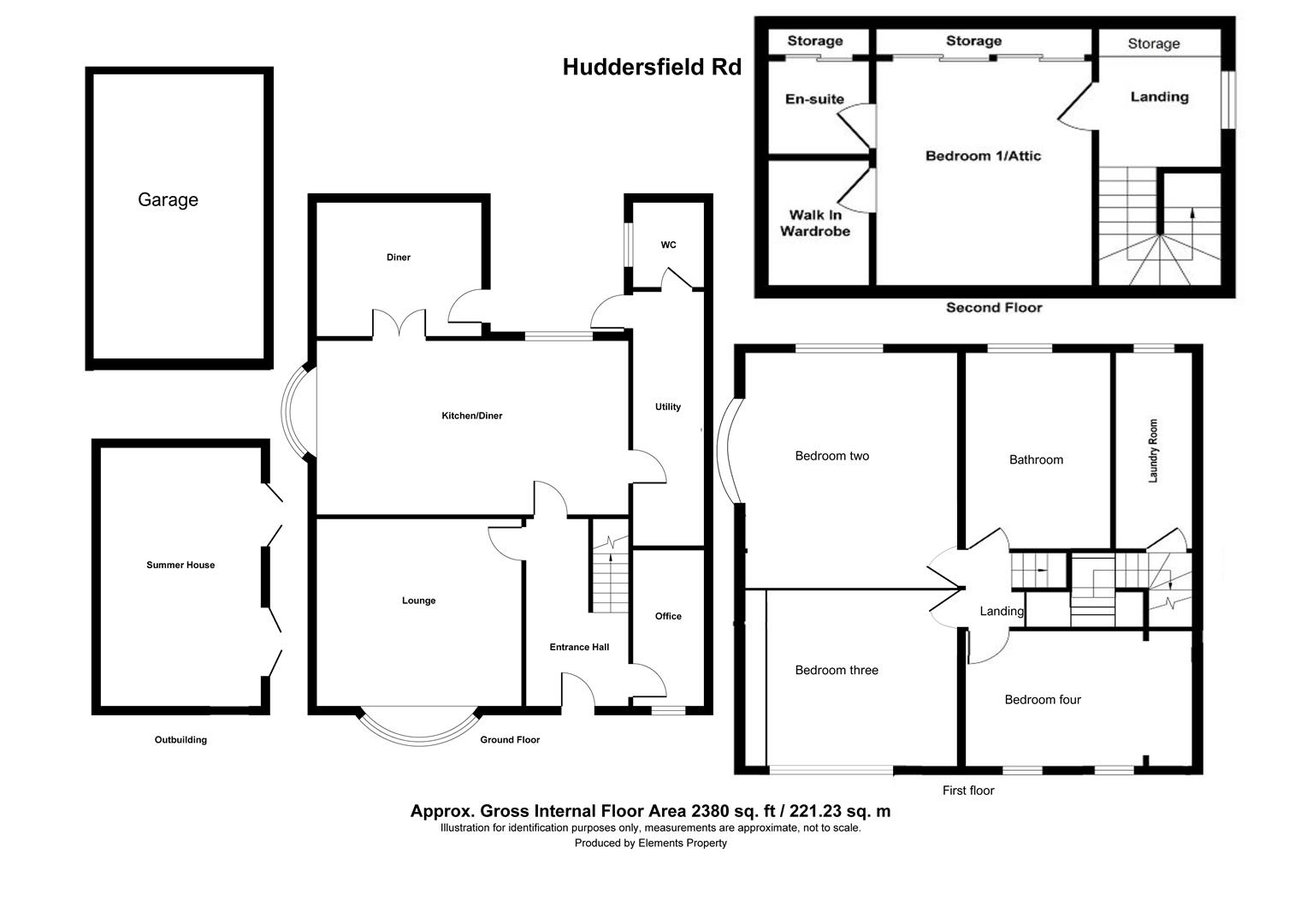 110, Huddersfield Road, Barnsley floorplan
