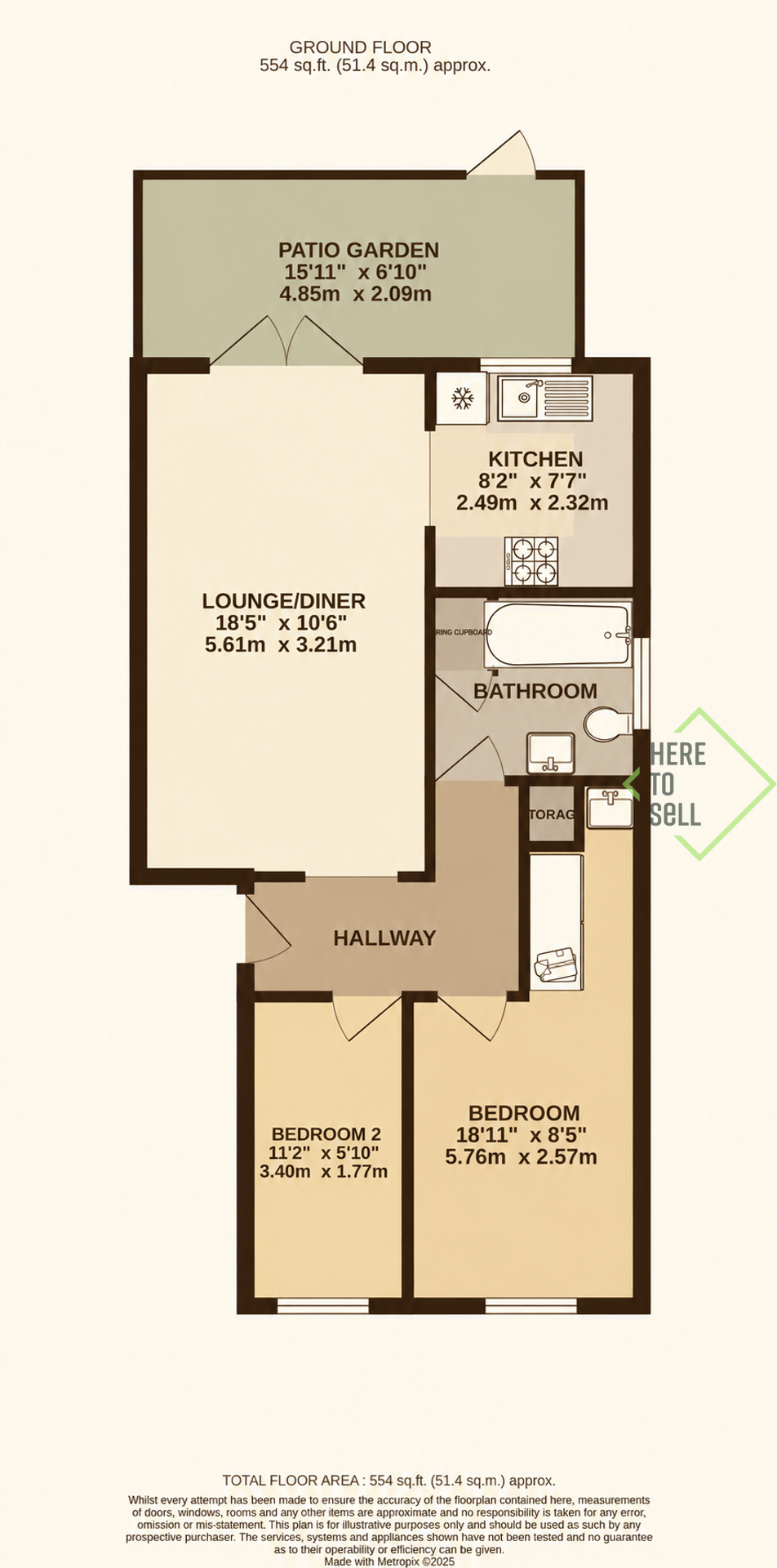 22 Hamburgh Court, Waltham Cross floorplan