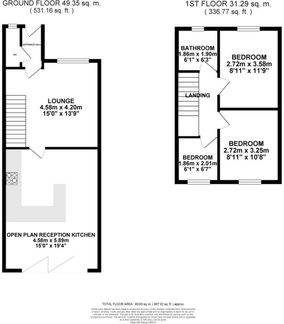 11, Plymouth Close, Liverpool floorplan