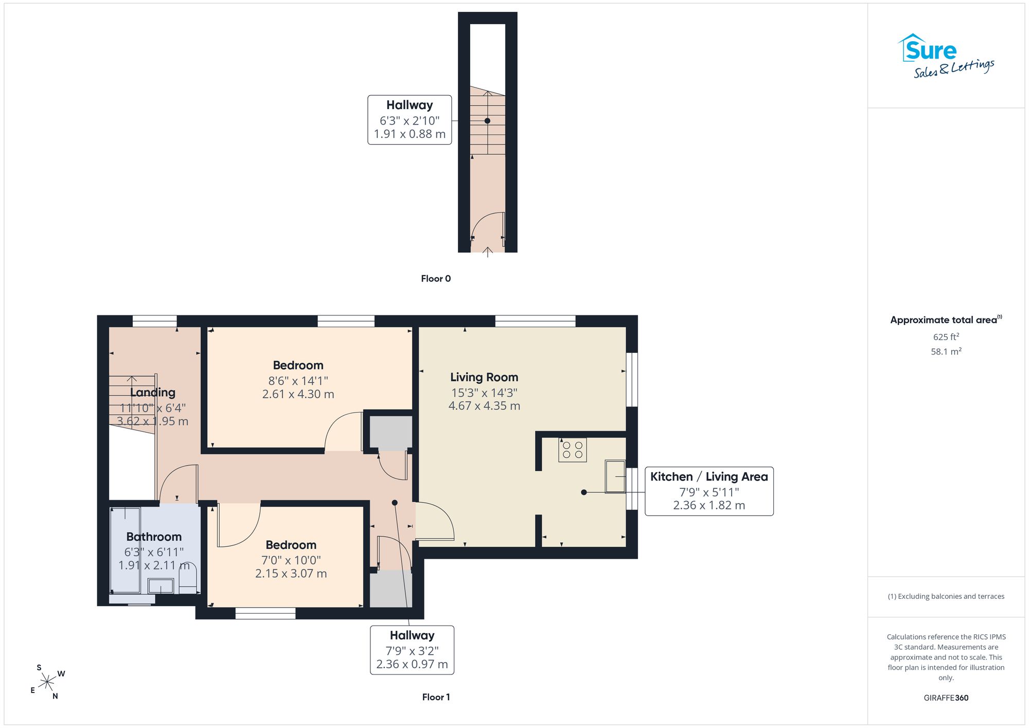 88 Caroline Court, Burton-On-Trent floorplan