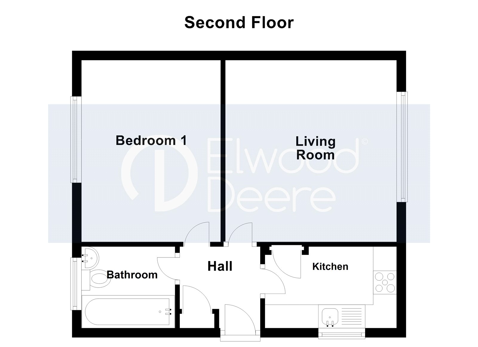 14, Suffolk Court, Porthcawl floorplan