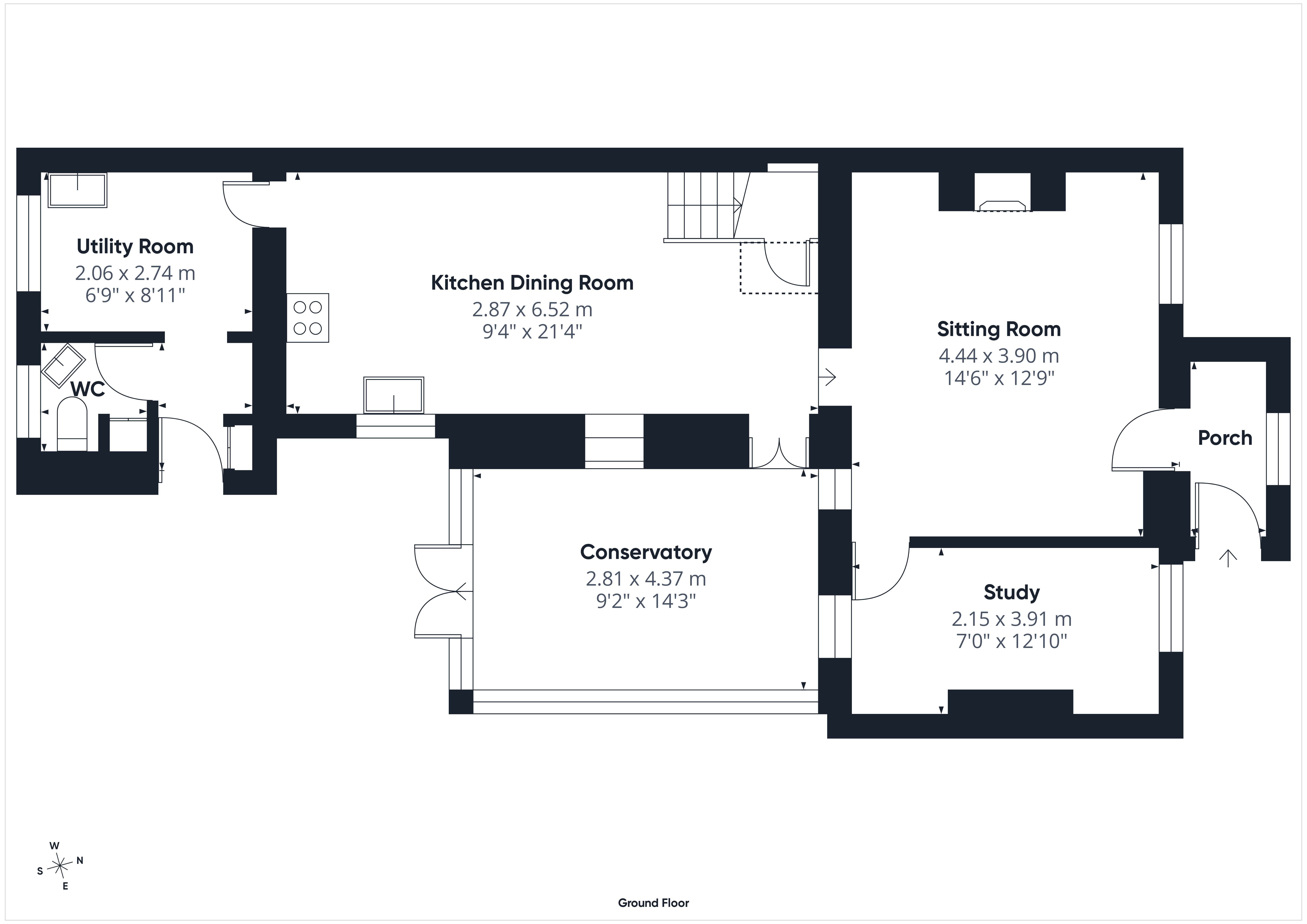 7, Crofts Lane, Herefordshire floorplan