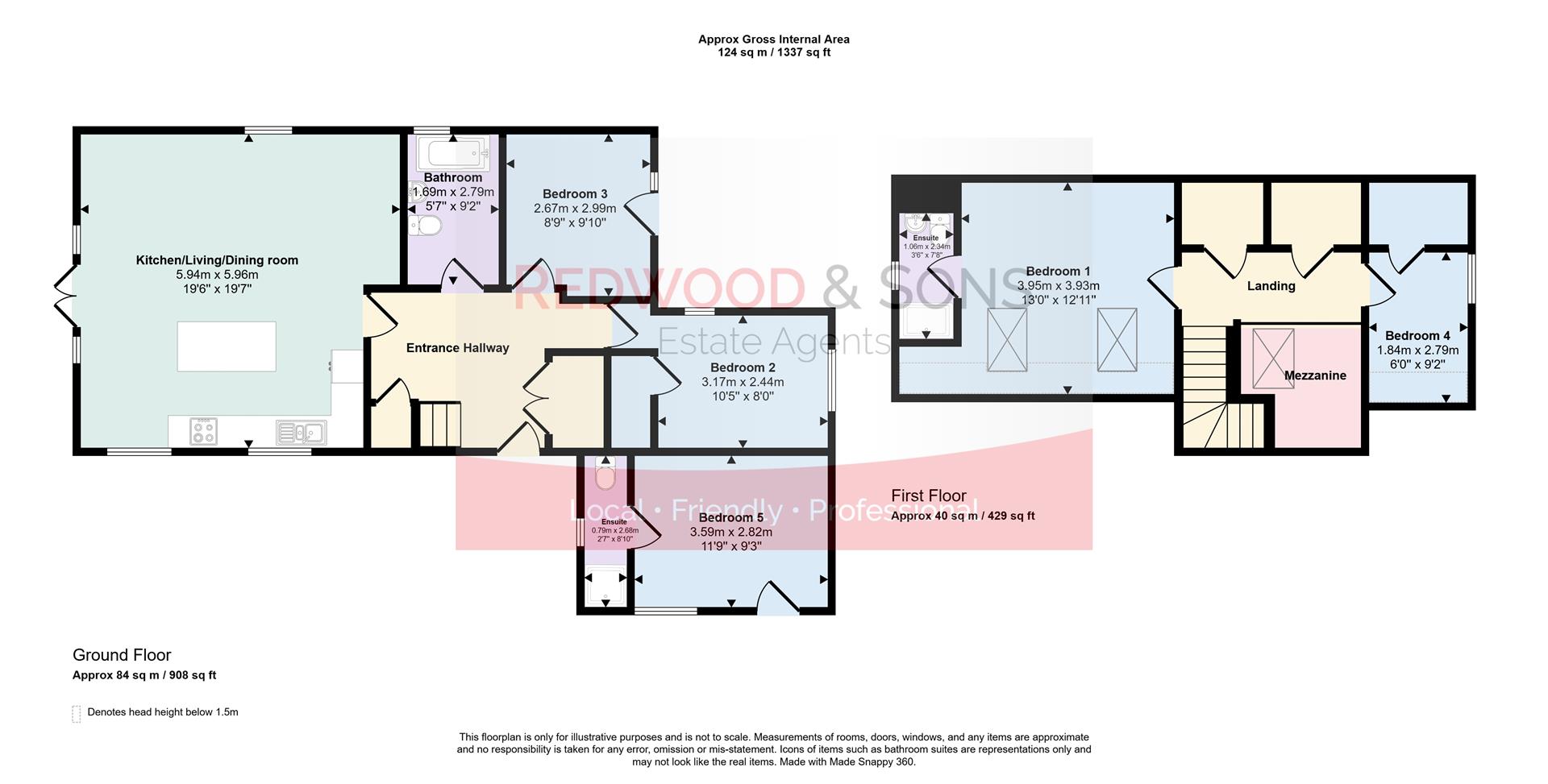 Tree Cottage, Highground Lane, Barnham floorplan