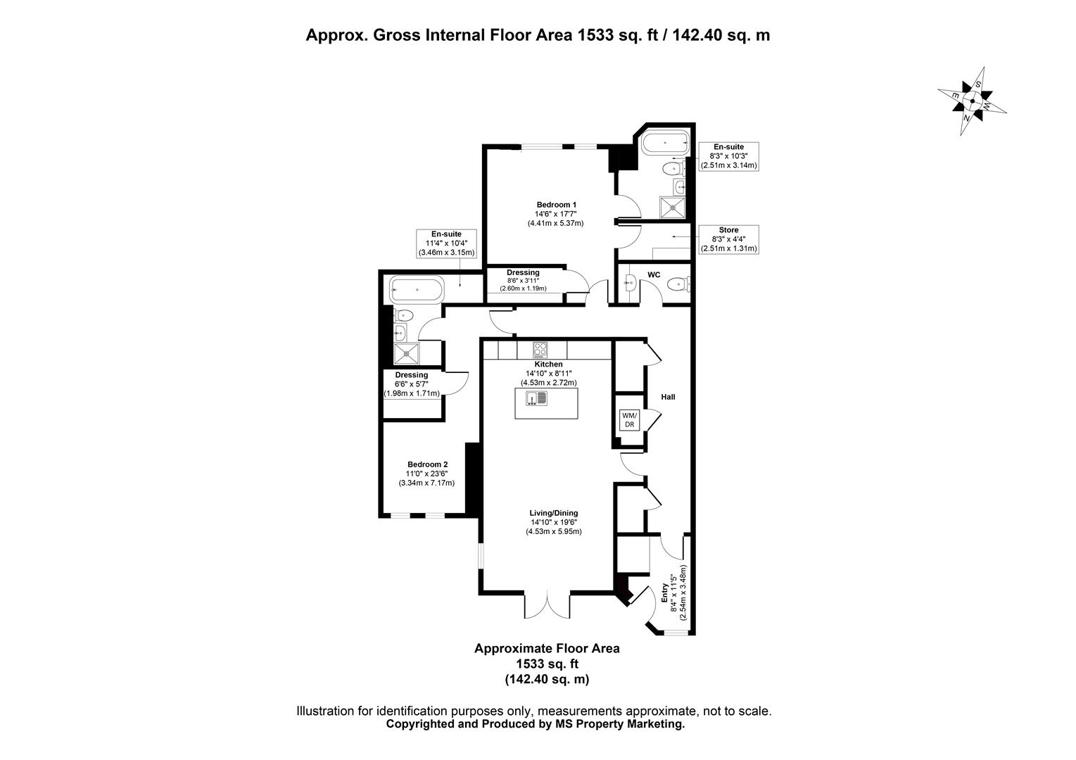 Apartment 2, Kirk House, Mill Mount, York floorplan