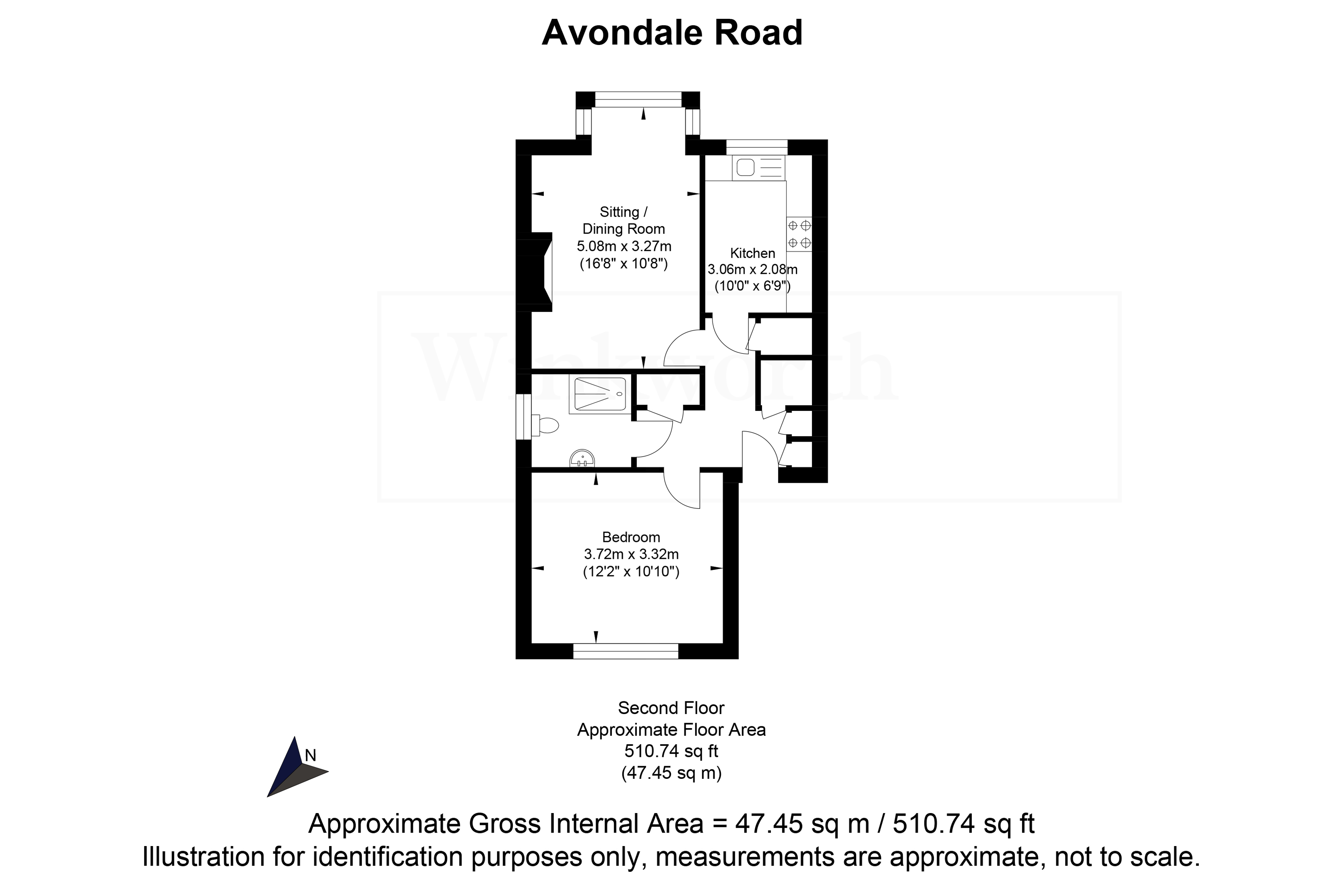 Flat 5, Highbury Court, 8, Avondale Road, East Sussex floorplan