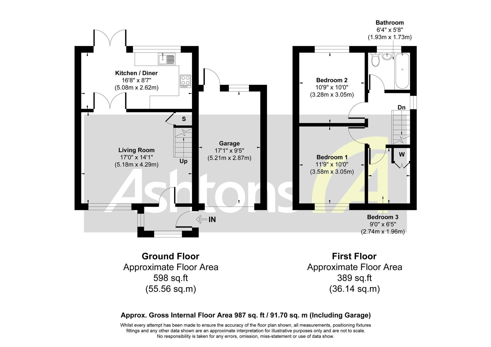 2a Moorfield Road, Widnes floorplan