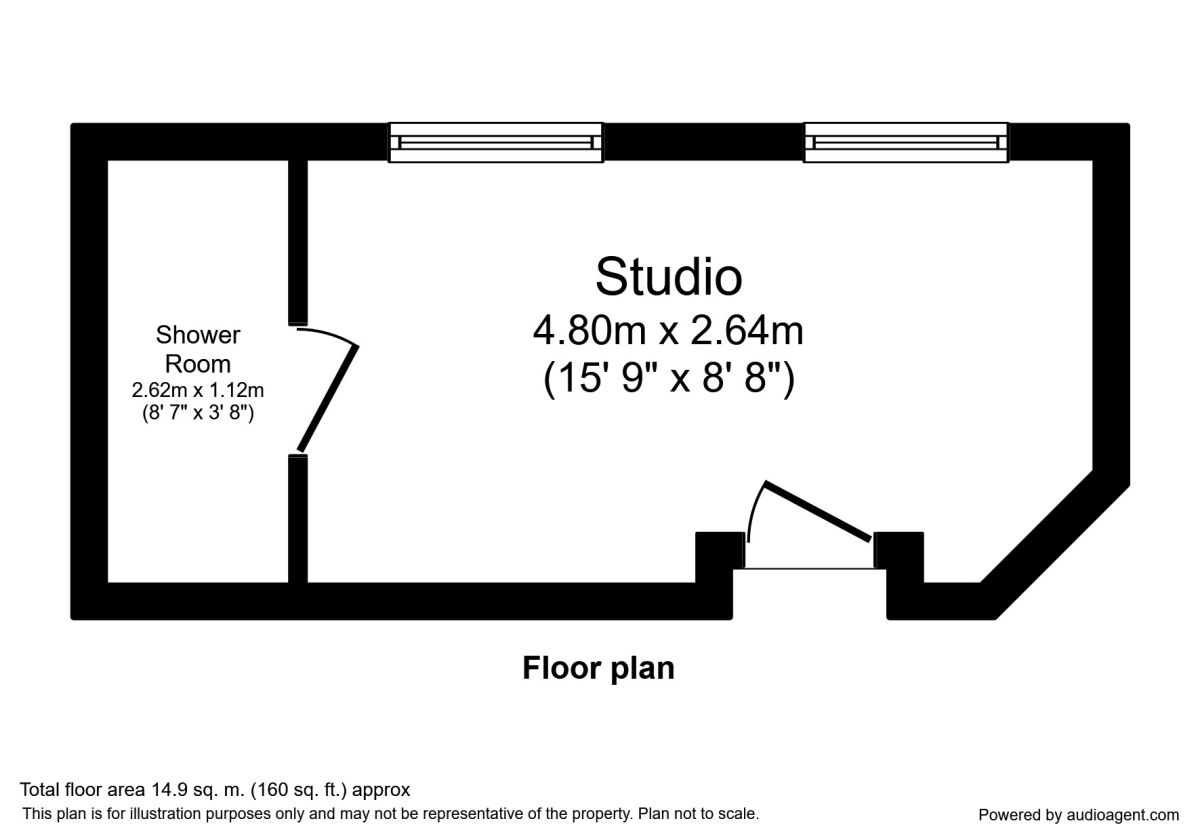 1 Bedrooms Studio to rent in Western Road, St. Leonards-On-Sea TN37