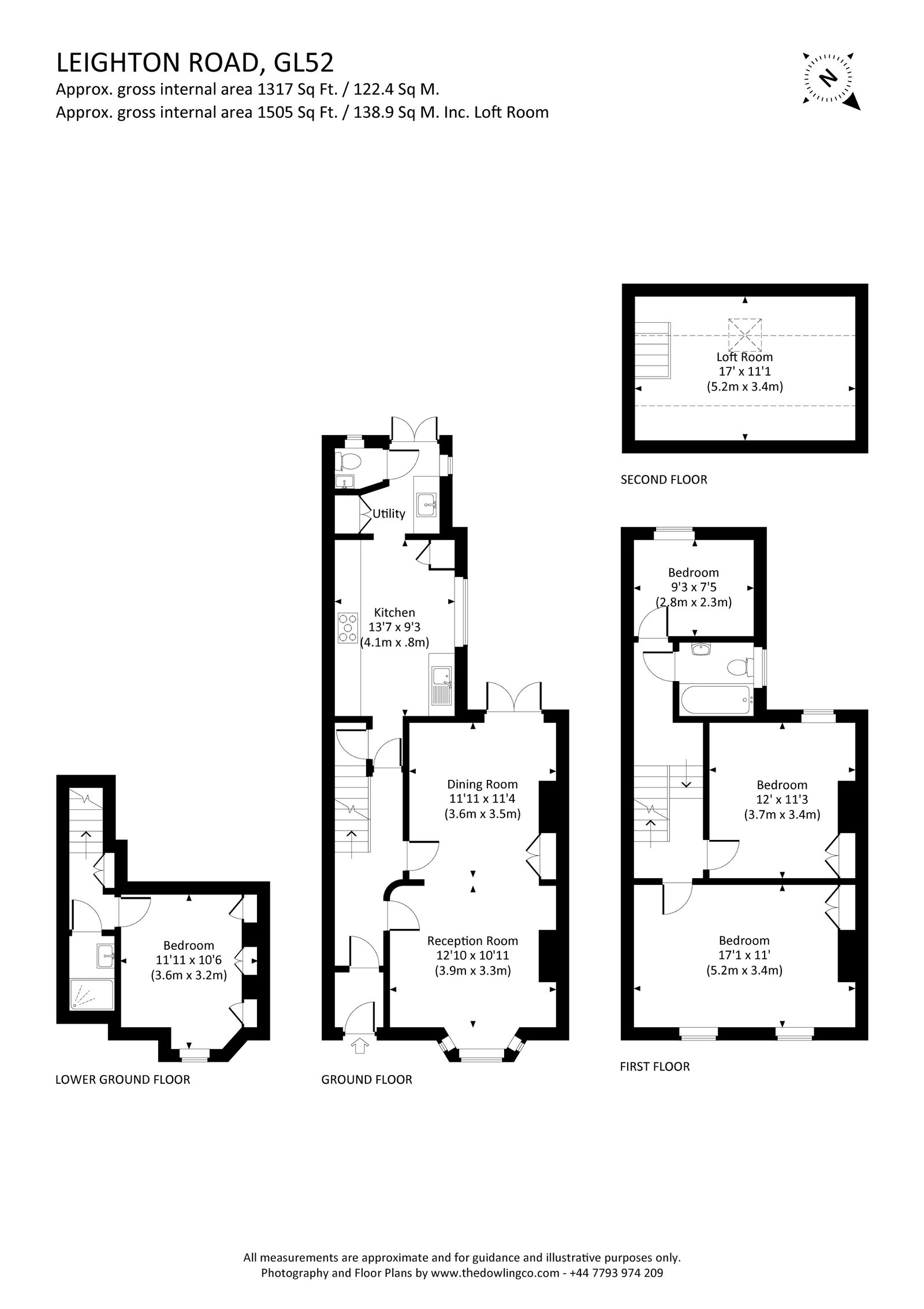 55, Leighton Road, Cheltenham floorplan