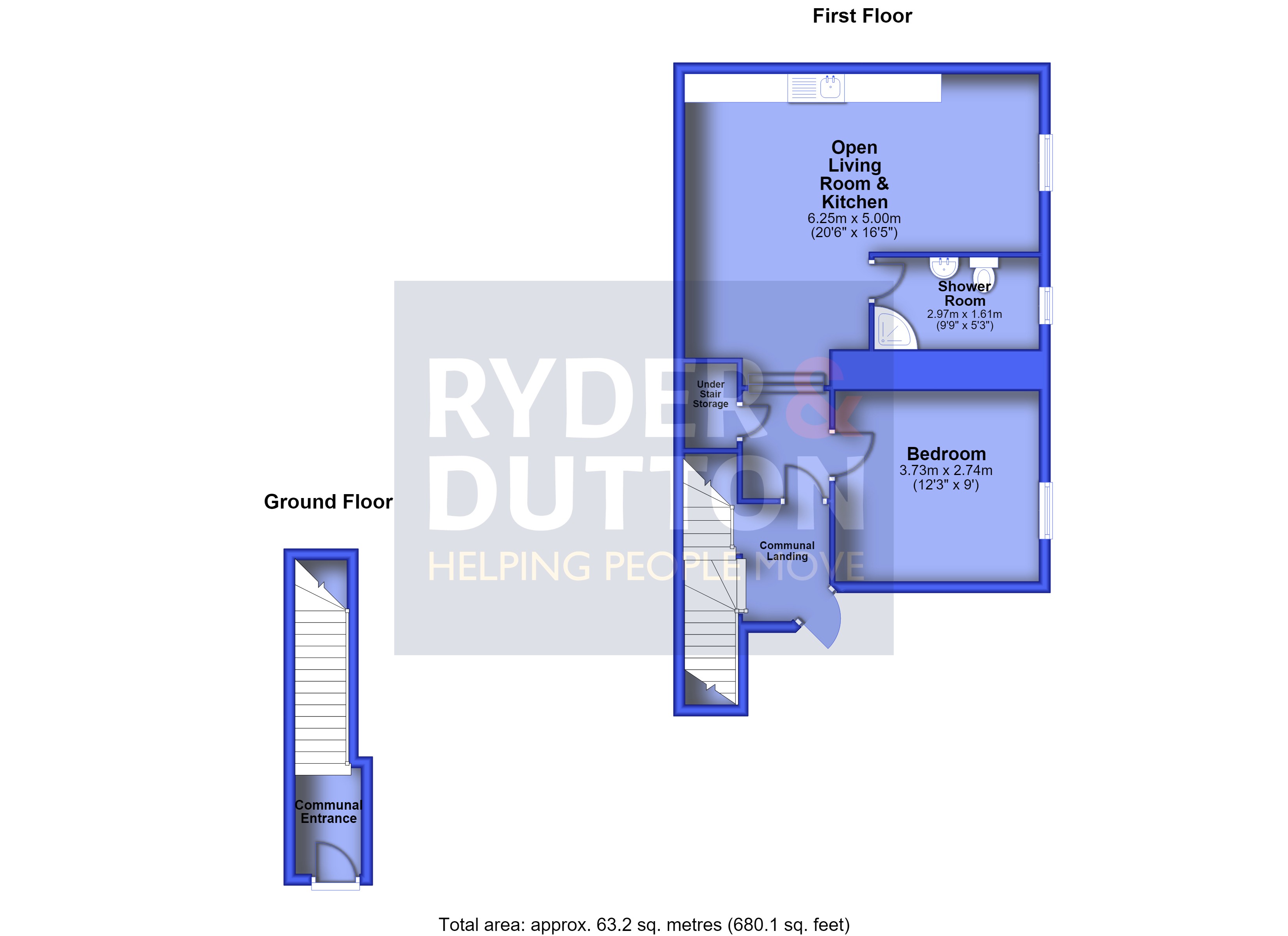 60b, Bank Street, Rossendale floorplan
