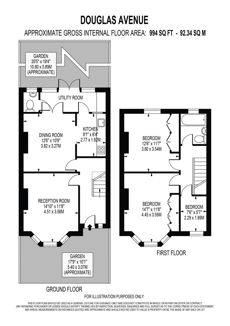 5, Douglas Avenue, Motspur Park floorplan